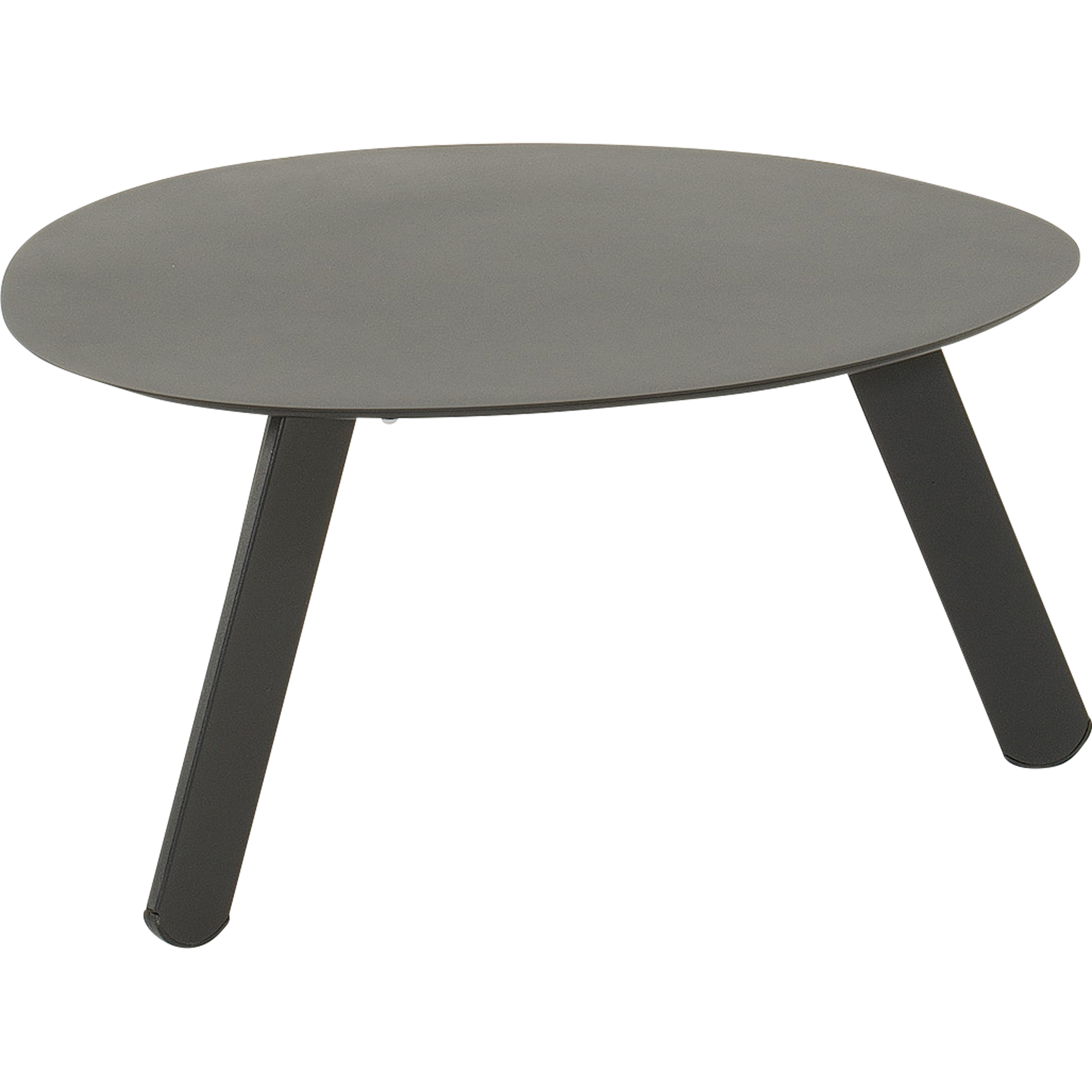 Bijzettafeltje Tiki zwart 55x46x28cm