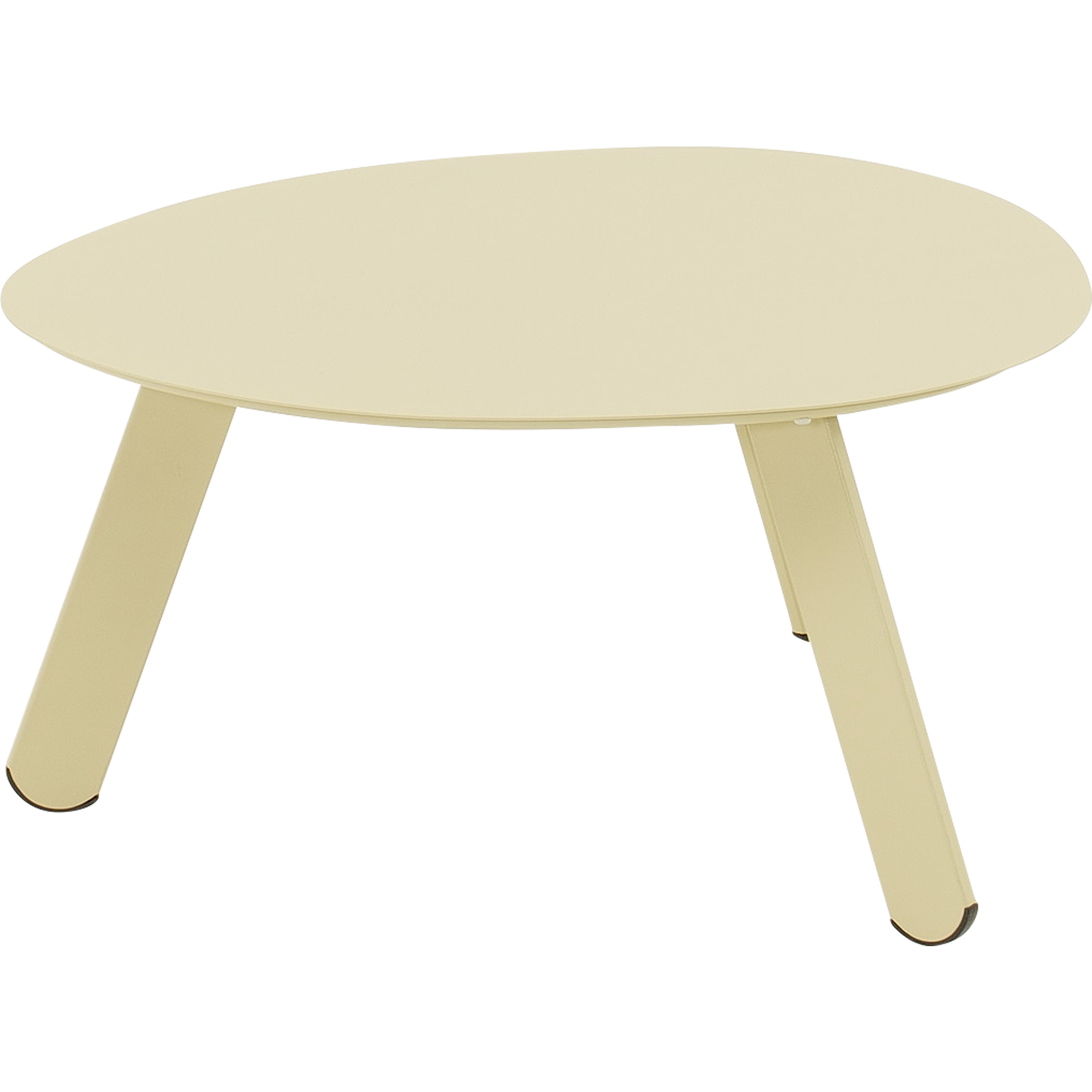 Bijzettafeltje Tiki beige 55x46x28cm