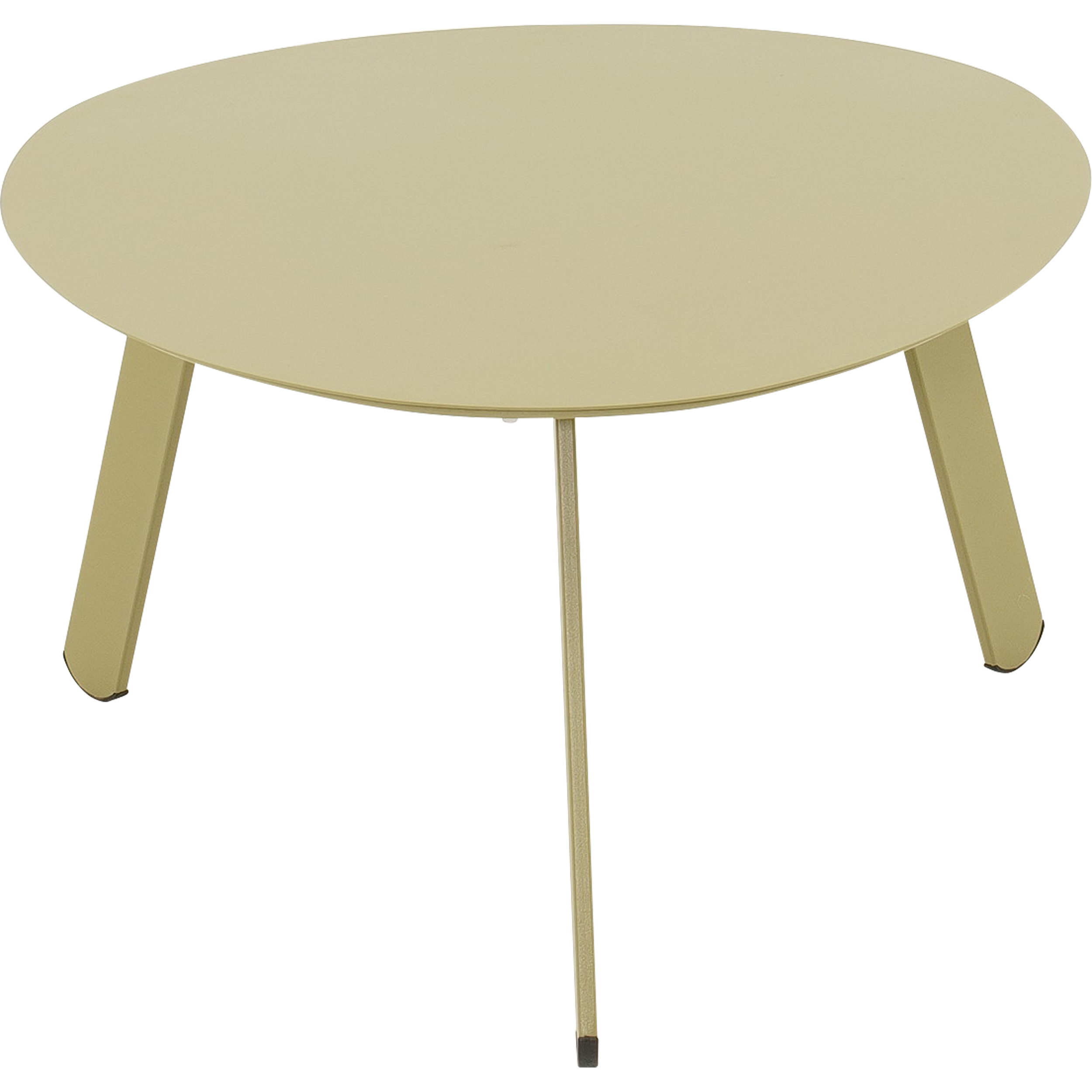 Bijzettafeltje Tiki groen/beige 74x60x35,5cm