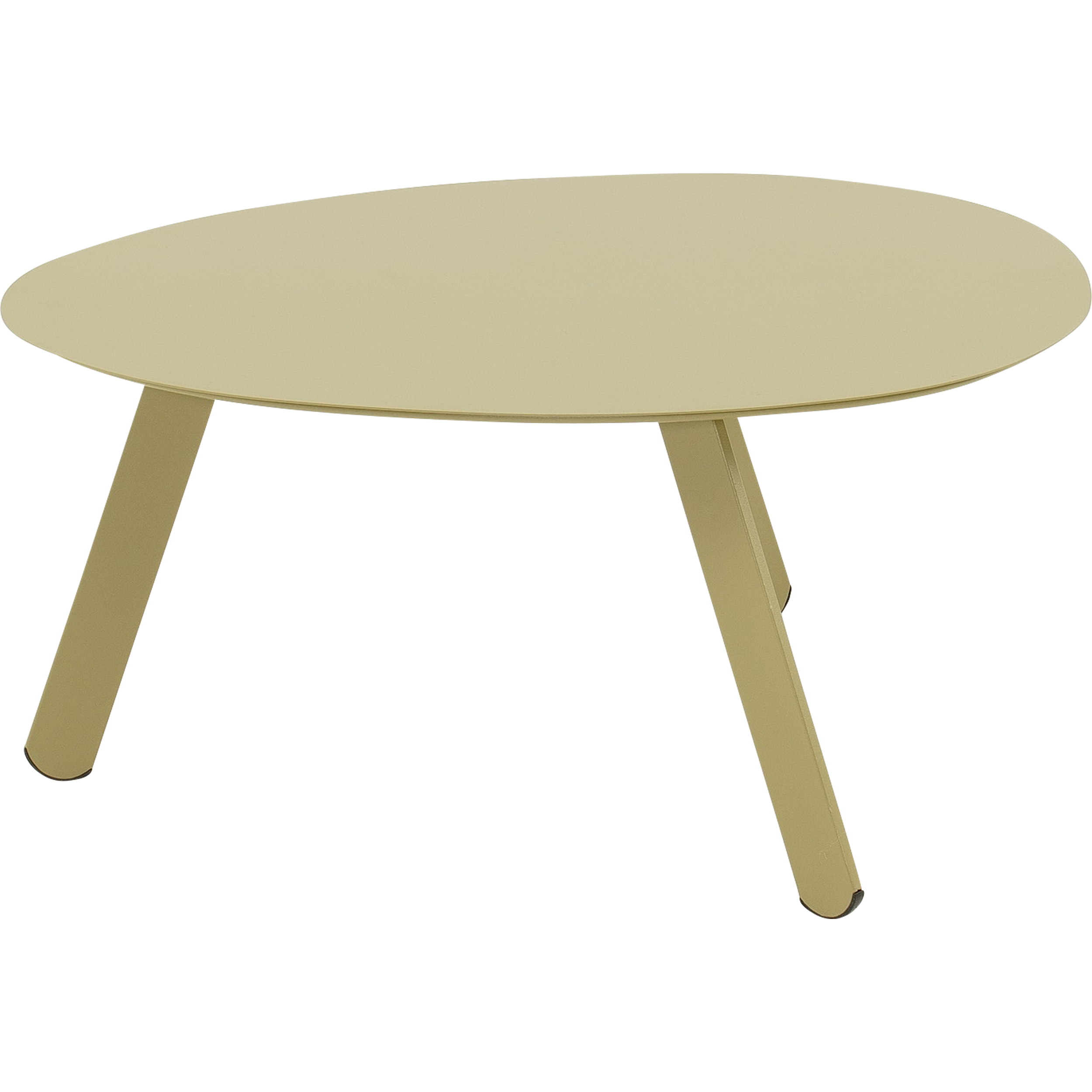 Bijzettafeltje Tiki groen/beige 74x60x35,5cm