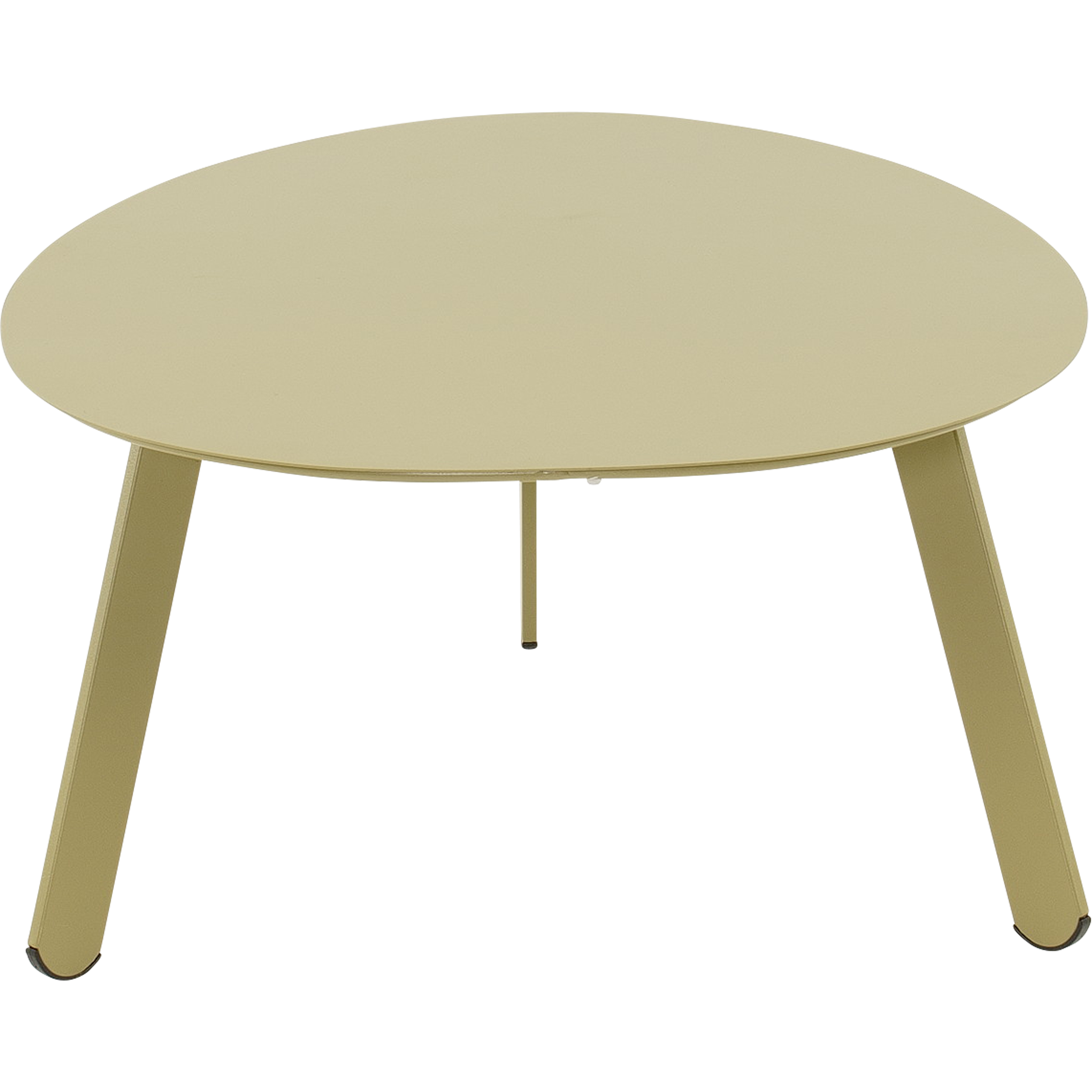 Bijzettafeltje Tiki groen/beige 74x60x35,5cm