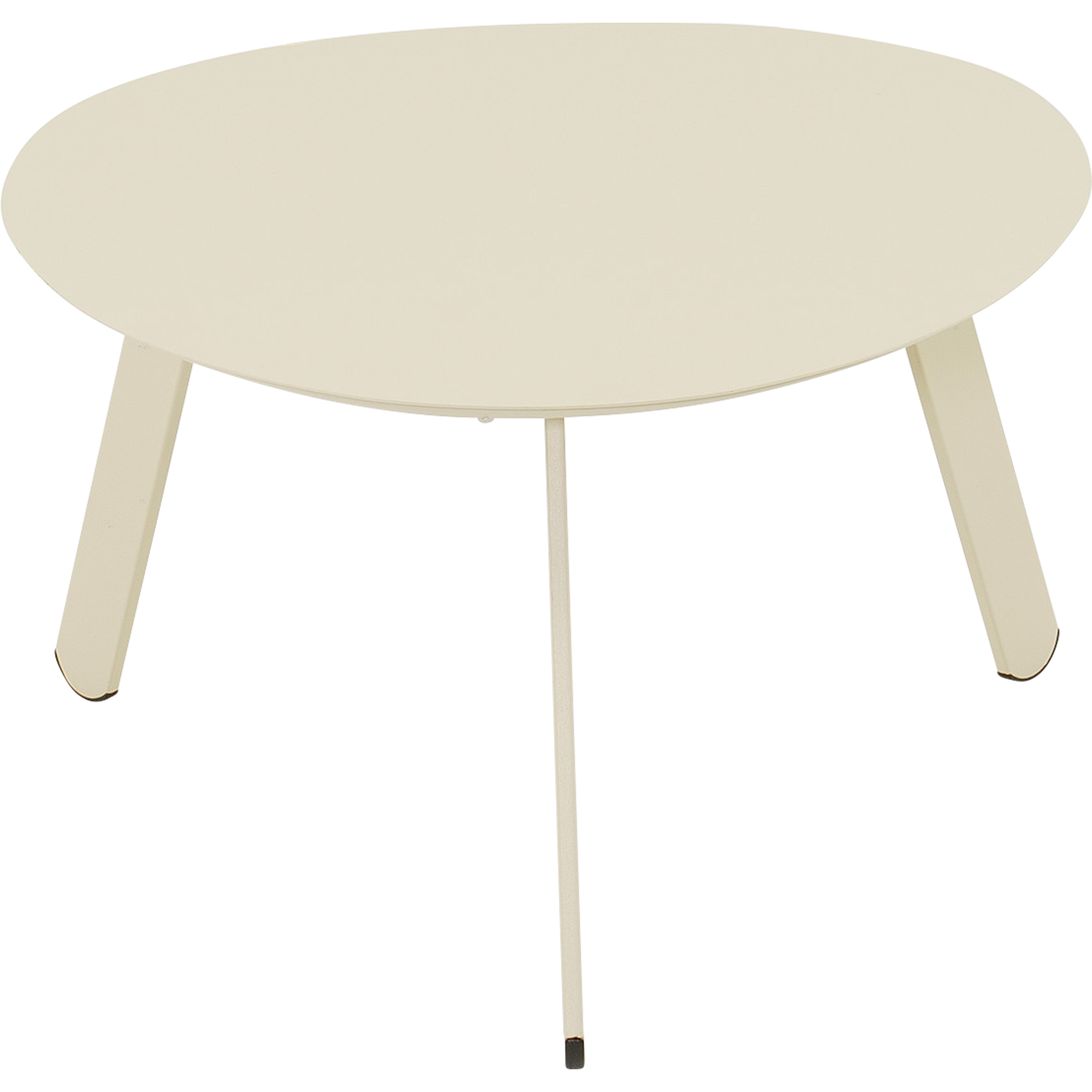 Bijzettafeltje Tiki crème 74x60x35,5cm
