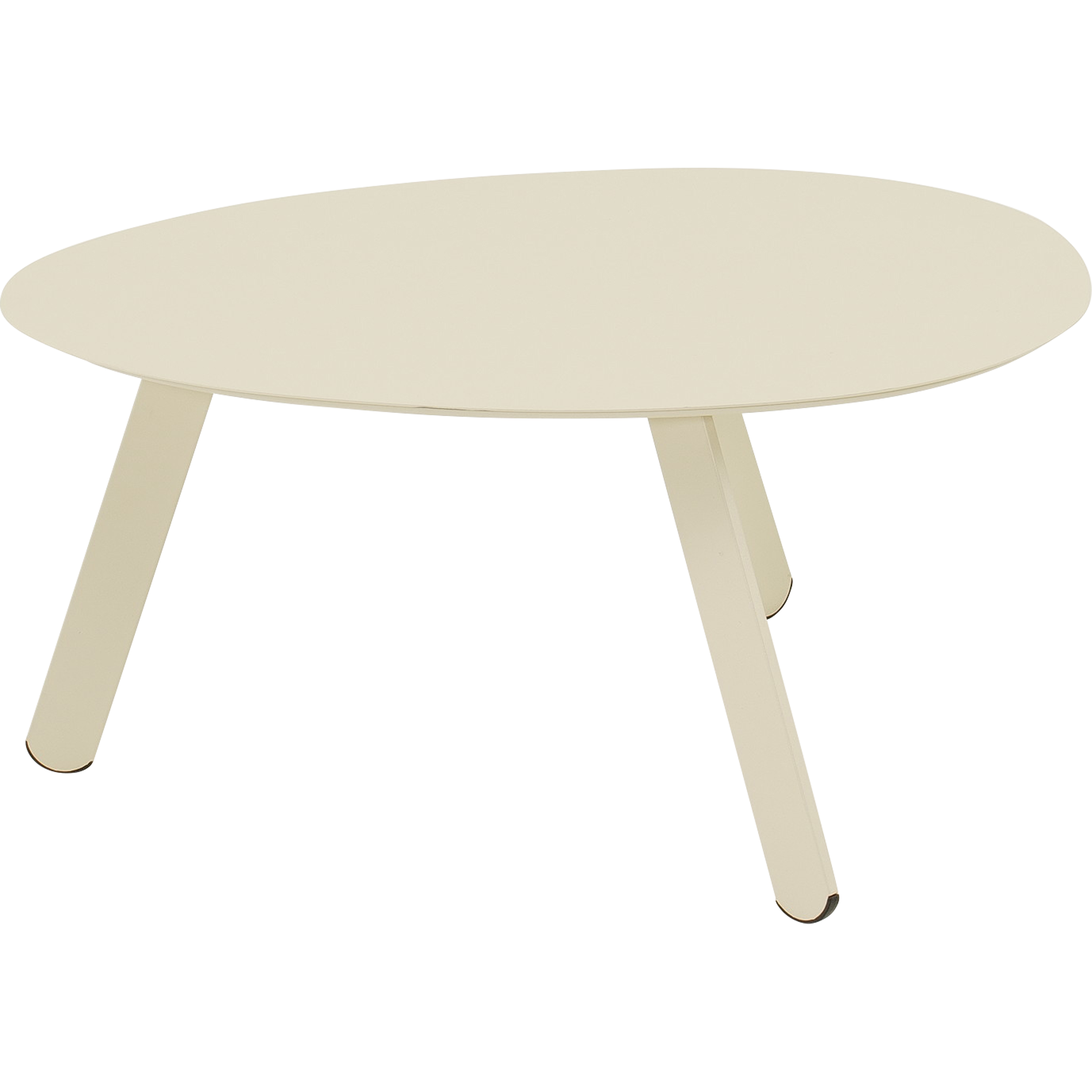 Bijzettafeltje Tiki crème 74x60x35,5cm