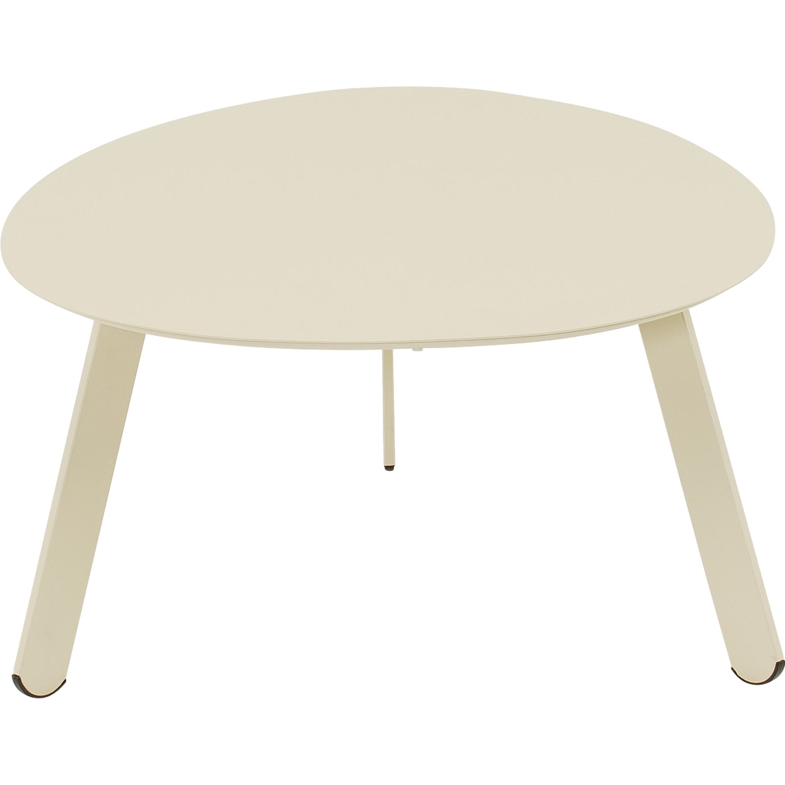 Bijzettafeltje Tiki crème 74x60x35,5cm