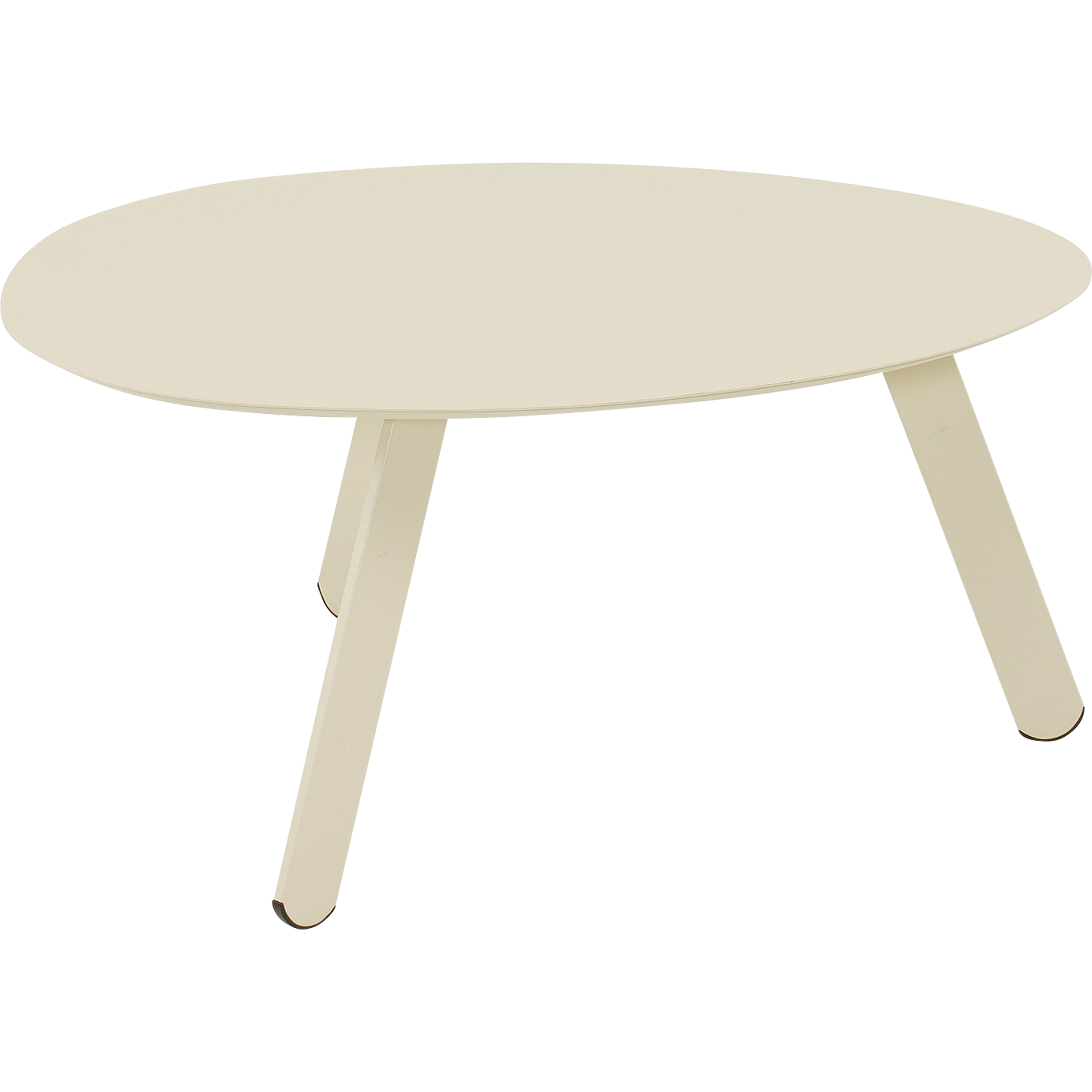 Bijzettafeltje Tiki crème 74x60x35,5cm