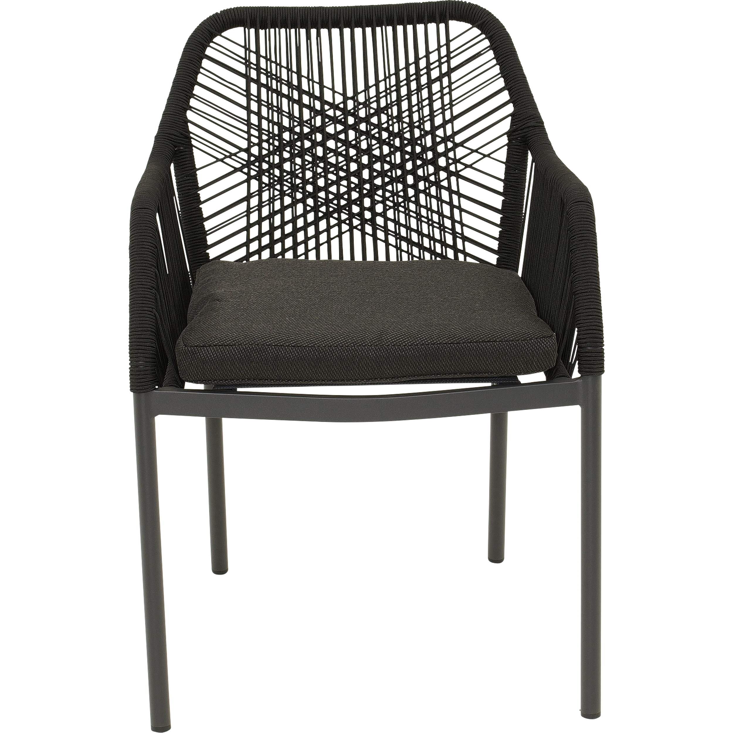 Stapelstoel Akita zwart