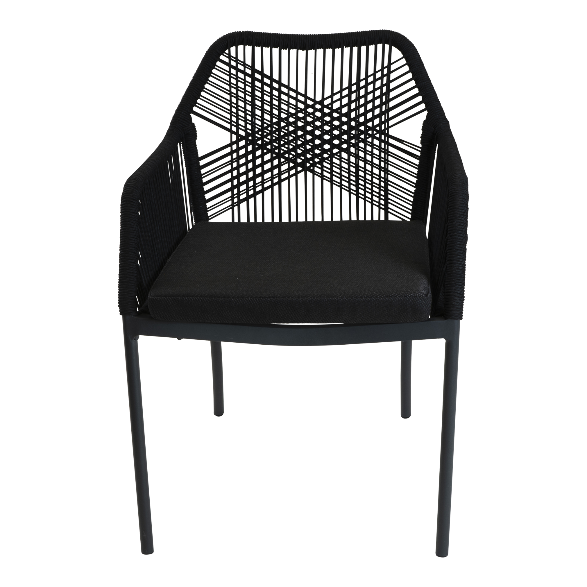 Stapelstoel Akita zwart