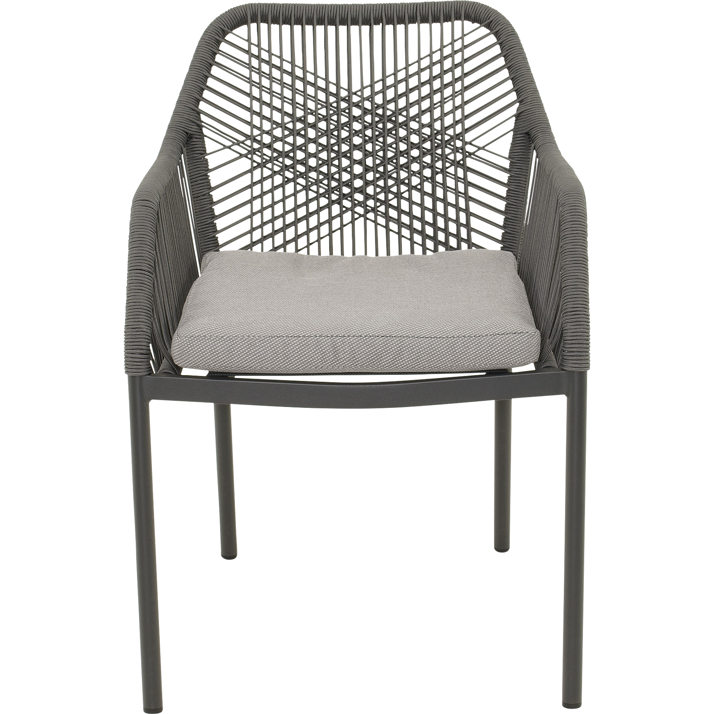 Stapelstoel Akita grijs