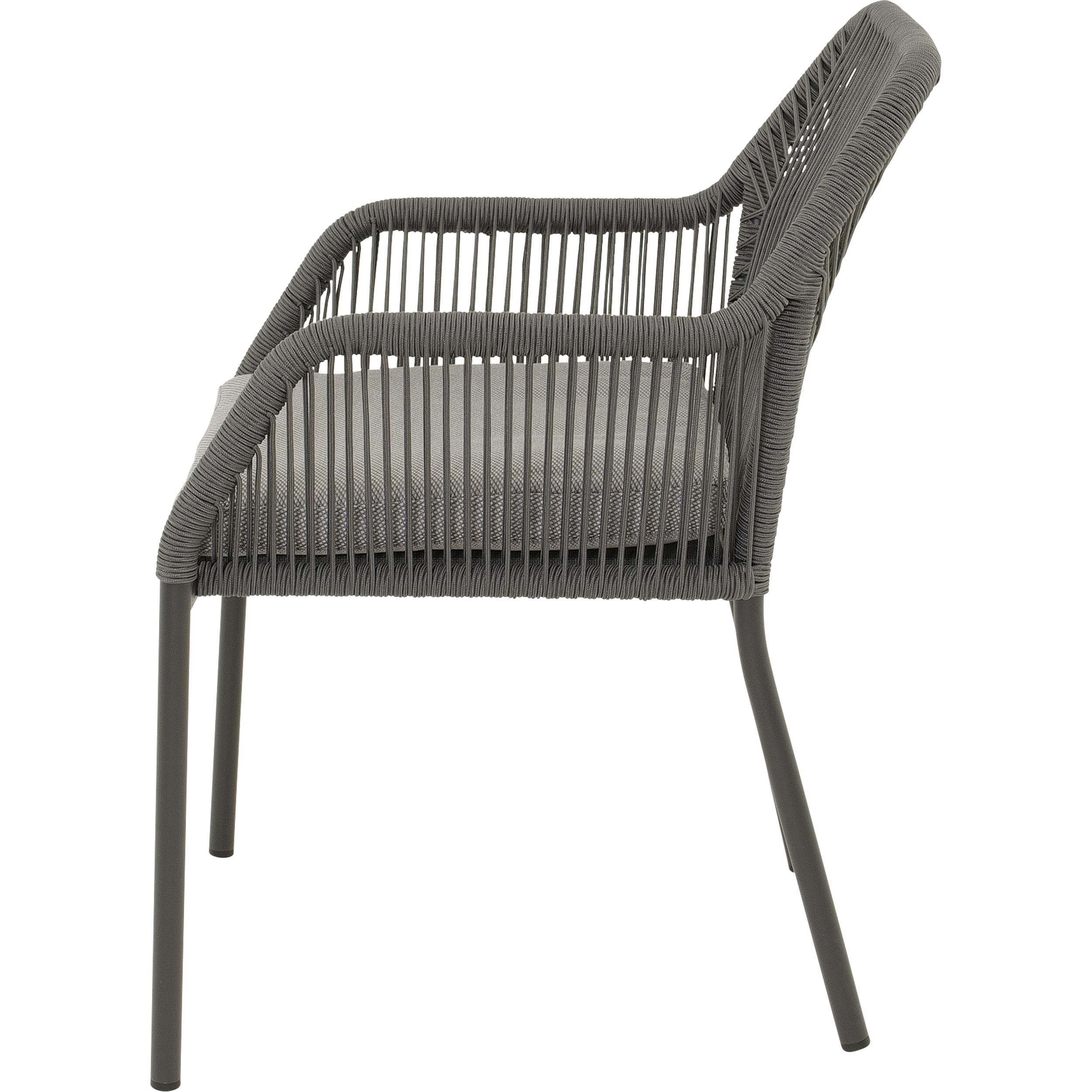 Stapelstoel Akita grijs