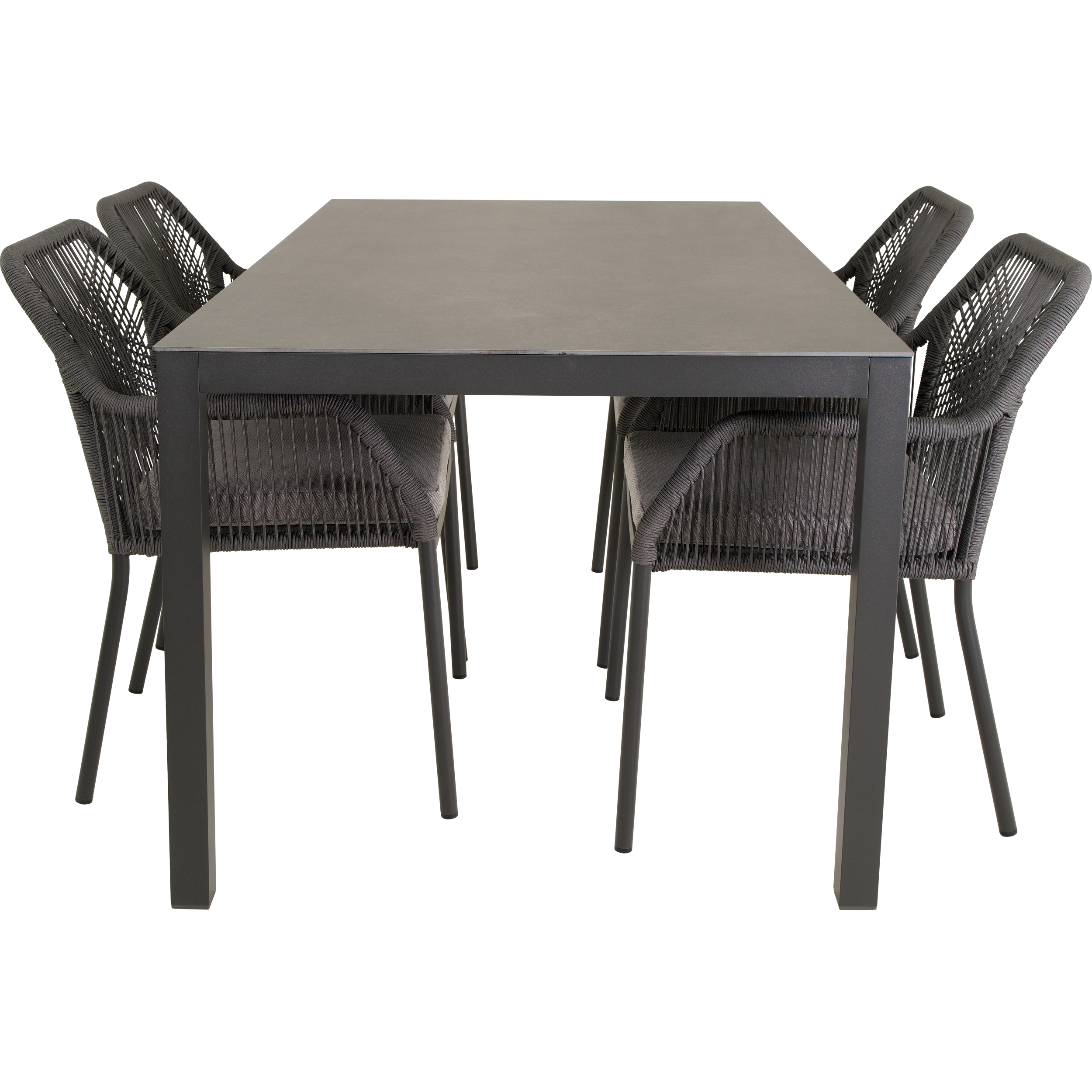 Stapelstoel Akita grijs