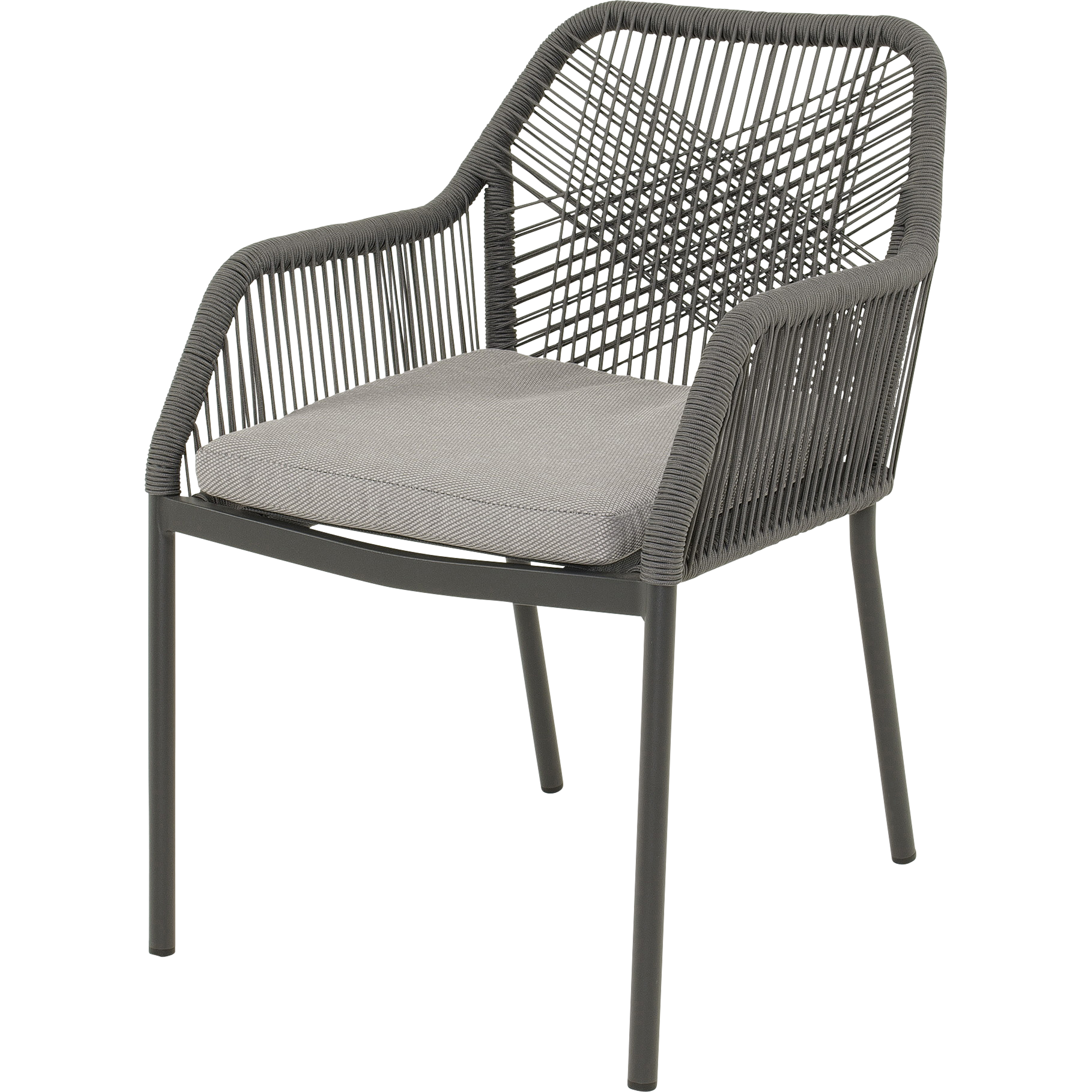 Stapelstoel Akita grijs