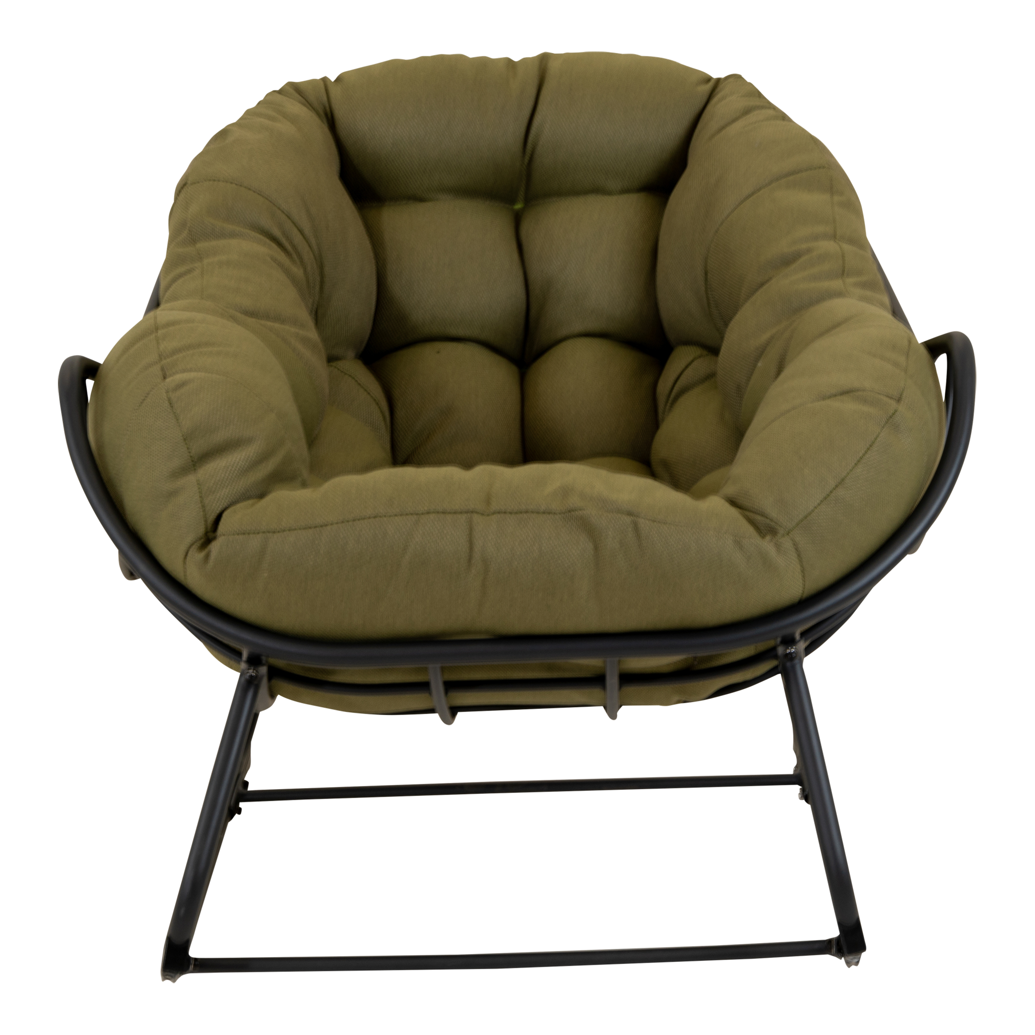 Schommelstoel Cozy aluminium Olive