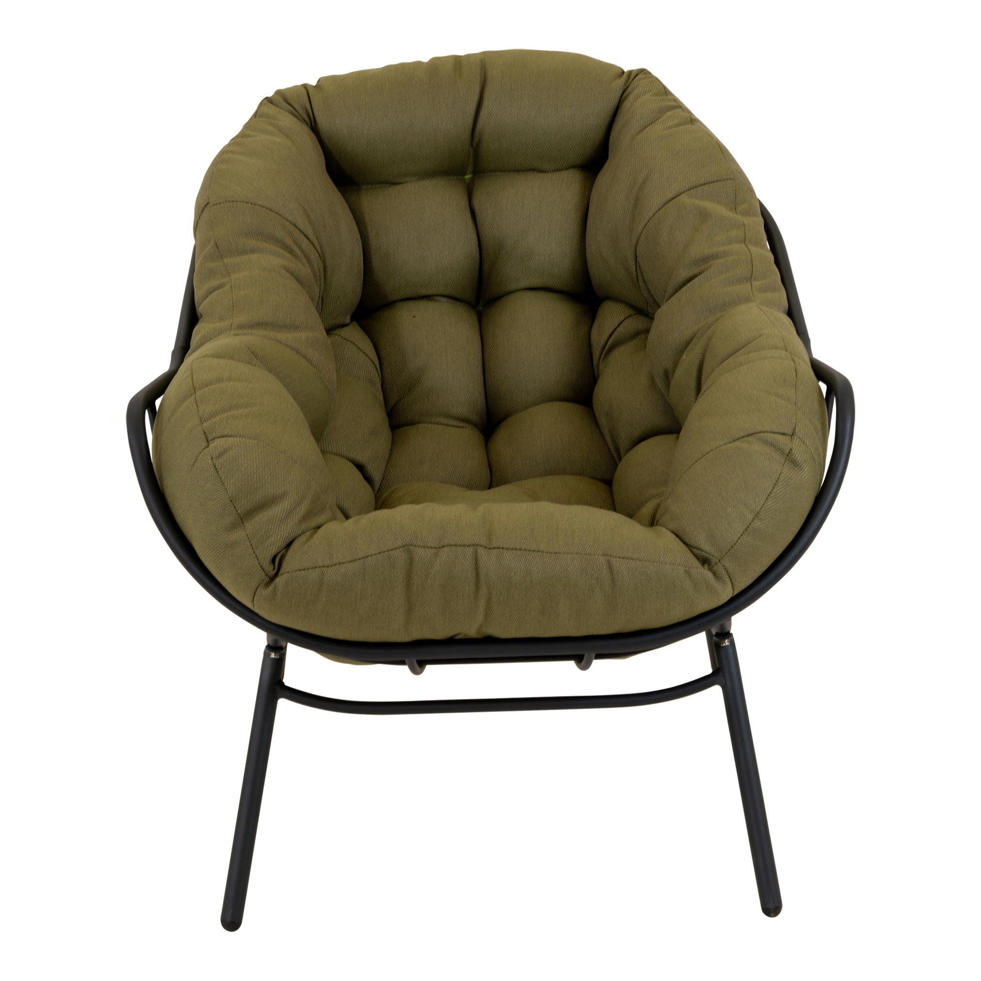 Relaxstoel Cozy aluminium Olive