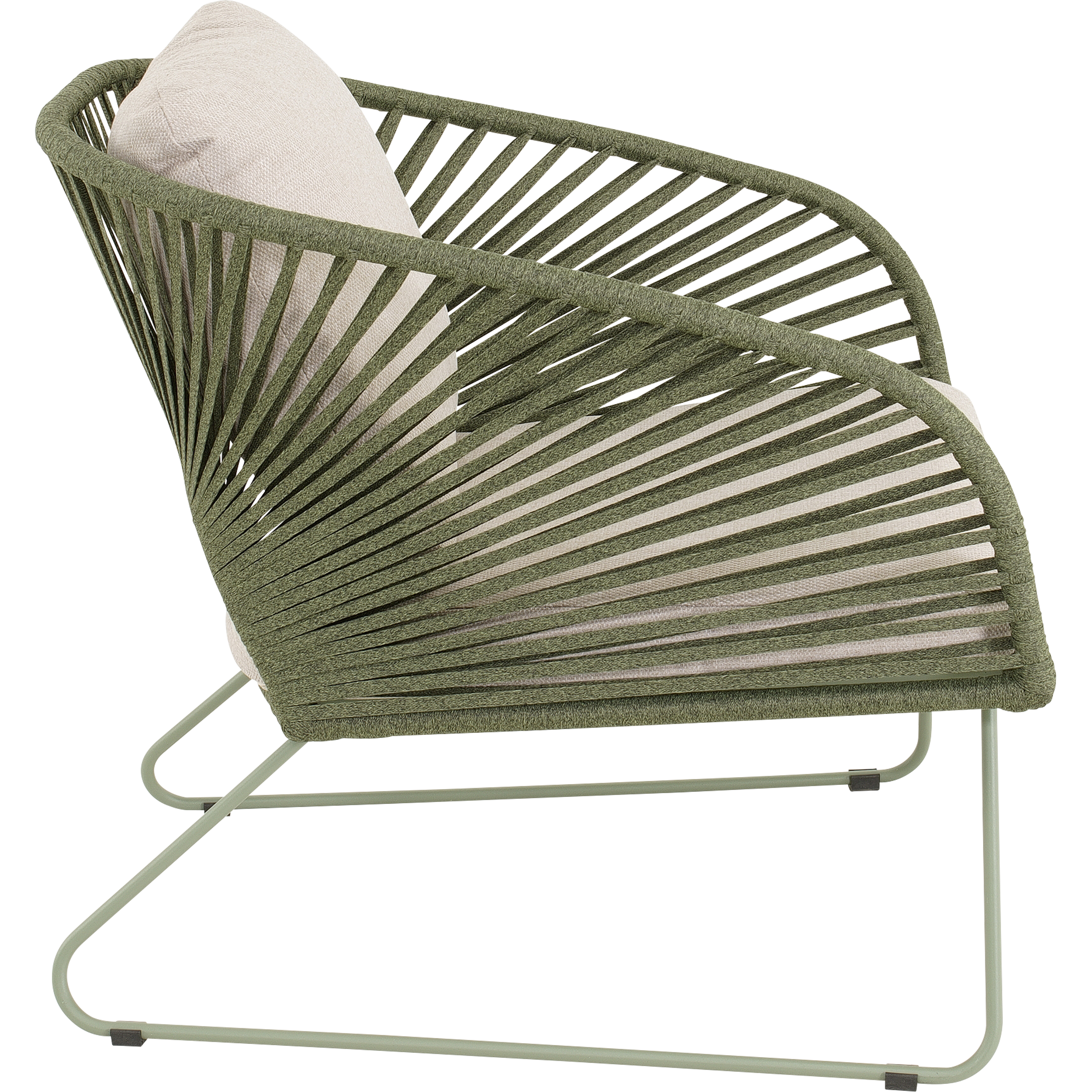 Loungestoel Izumi groen