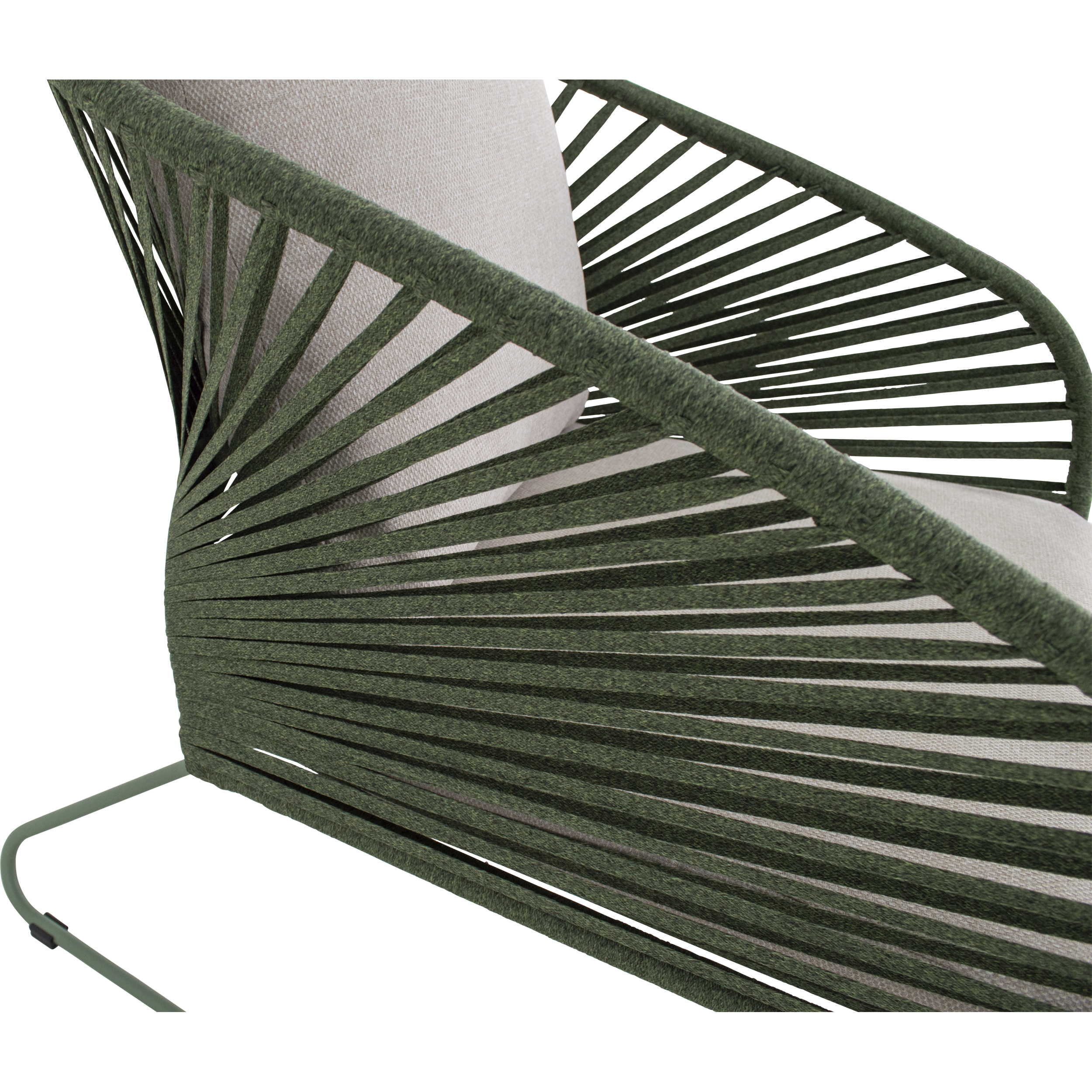 Loungestoel Izumi groen