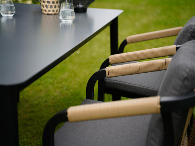 Stapelstoel Rimini zwart