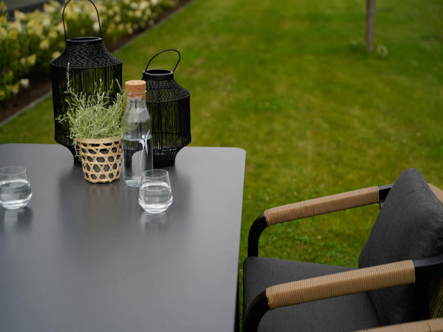 Stapelstoel Rimini zwart