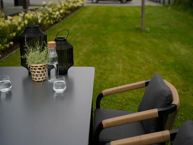 Stapelstoel Rimini zwart