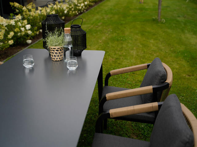 Stapelstoel Rimini zwart