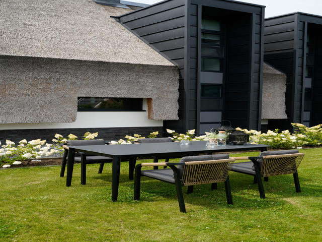 Stapelstoel Rimini zwart