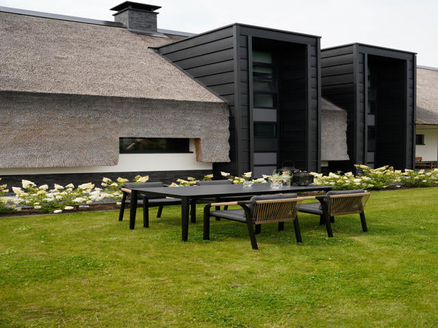 Stapelstoel Rimini zwart