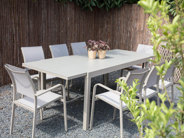 Bijzettafel marmer wit Ø55x45cm