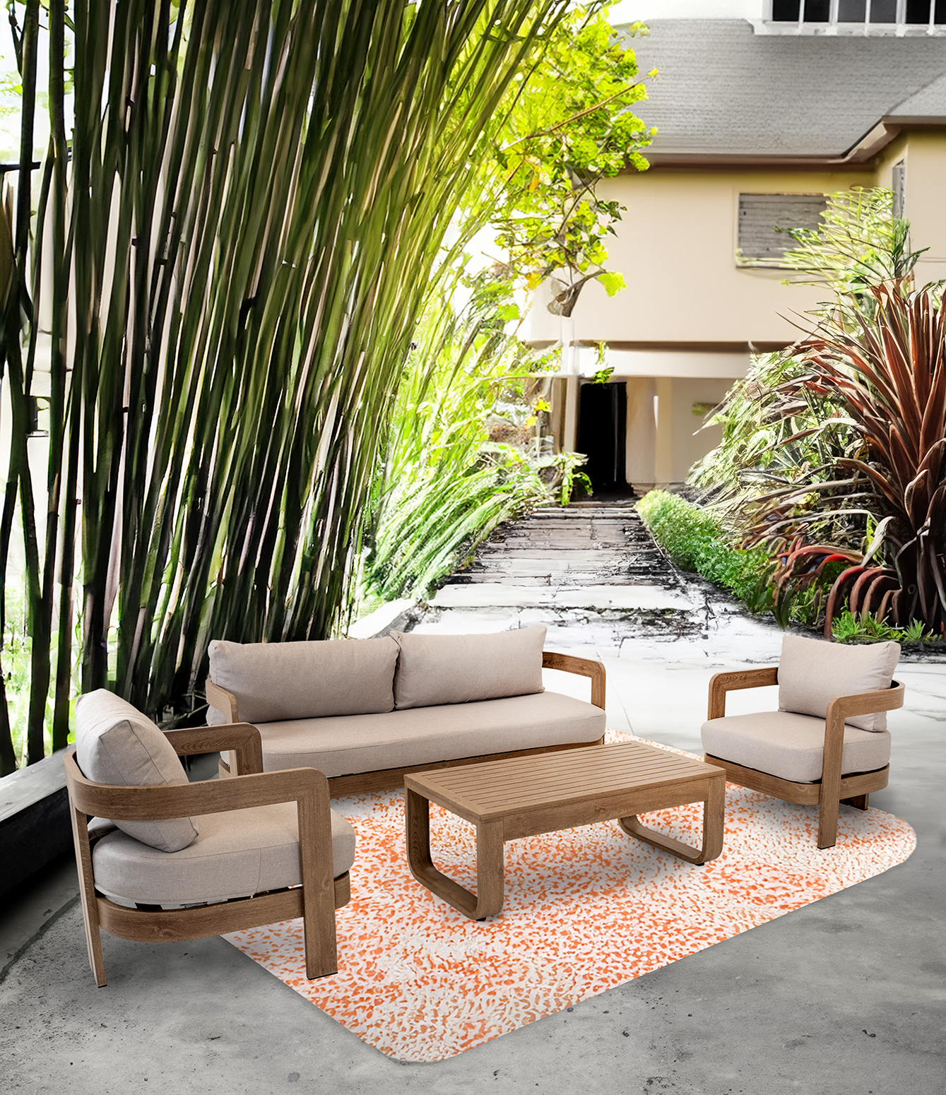 Loungeset Mylo beige