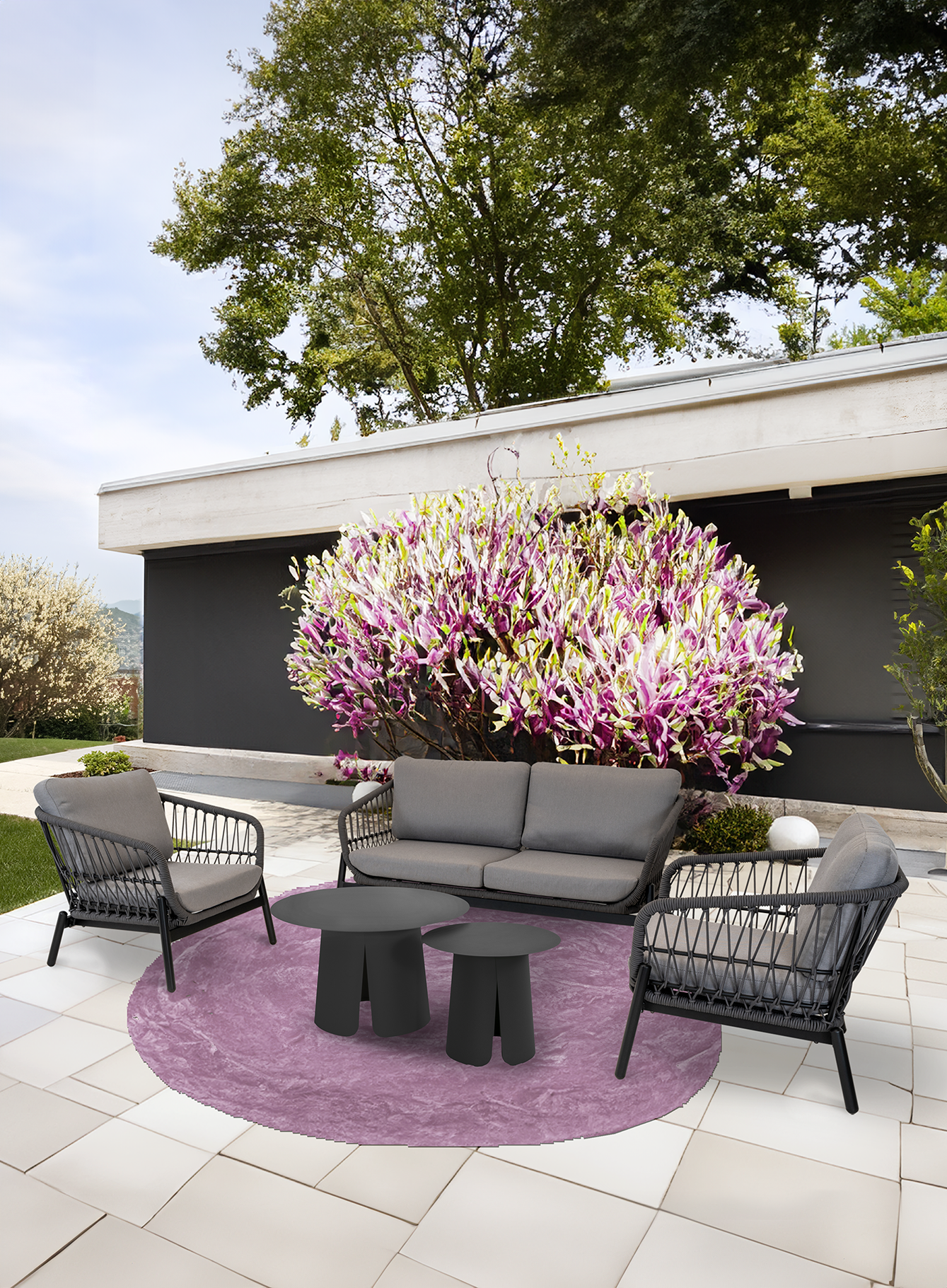 Loungeset Zavi Stone