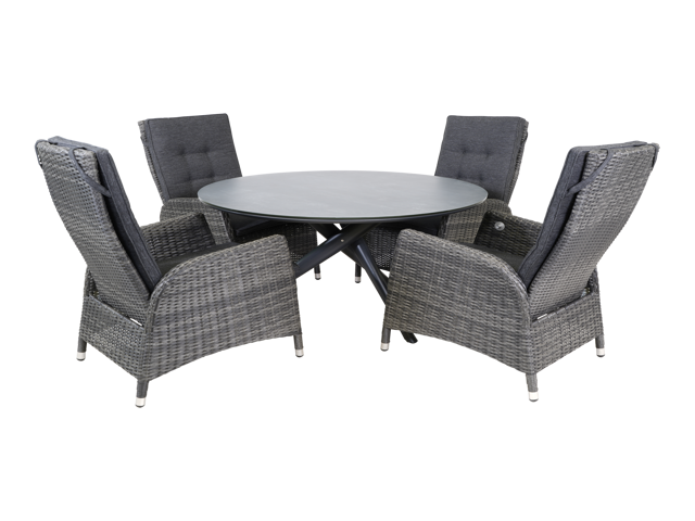 Tafel Mojito Ceramic Negro Ø120cm