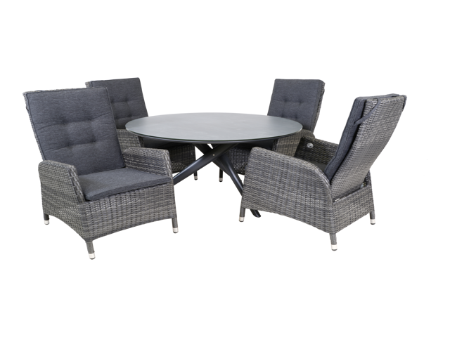 Tafel Mojito Ceramic Negro Ø120cm