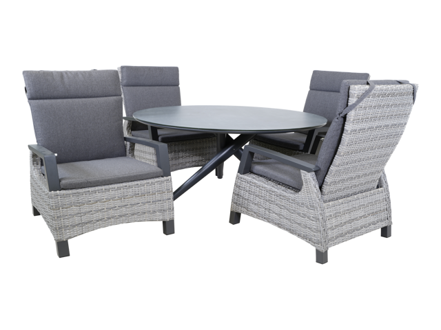 Tafel Mojito Ceramic Negro Ø120cm