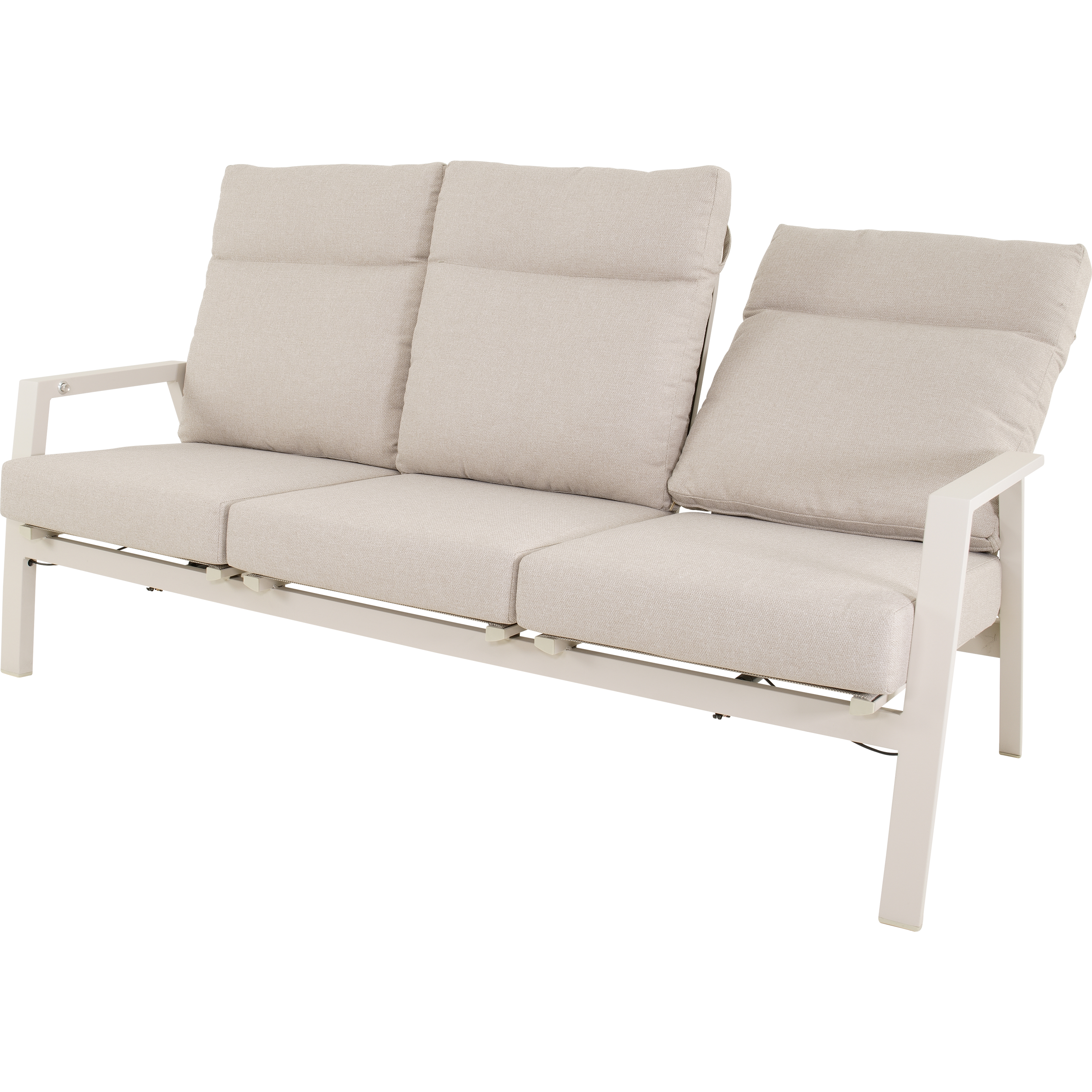 Loungebank Ohio Crema 3-pers