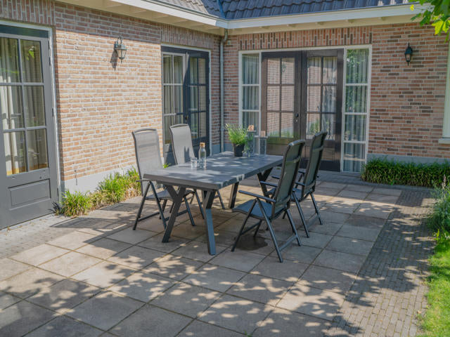 Uittrektafel Castilla 2.0 Negro Exclusive 204/264x102cm