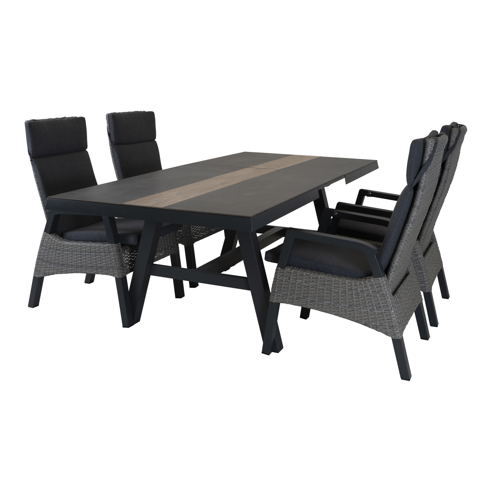 Uittrektafel Brixton 170/220x102cm