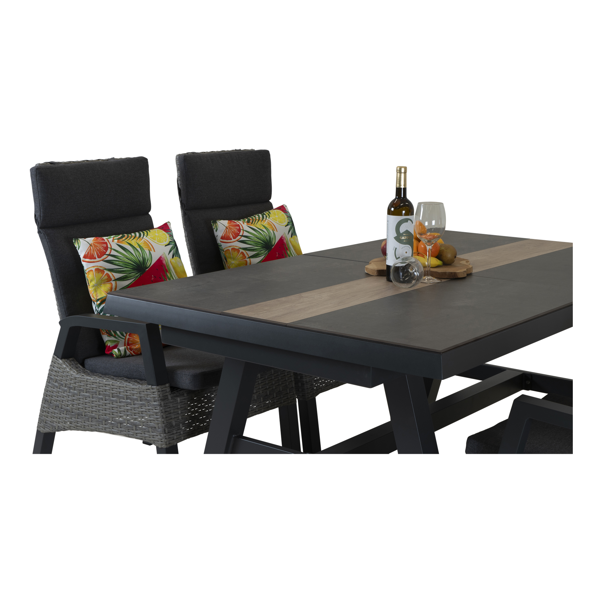 Uittrektafel Brixton 170/220x102cm