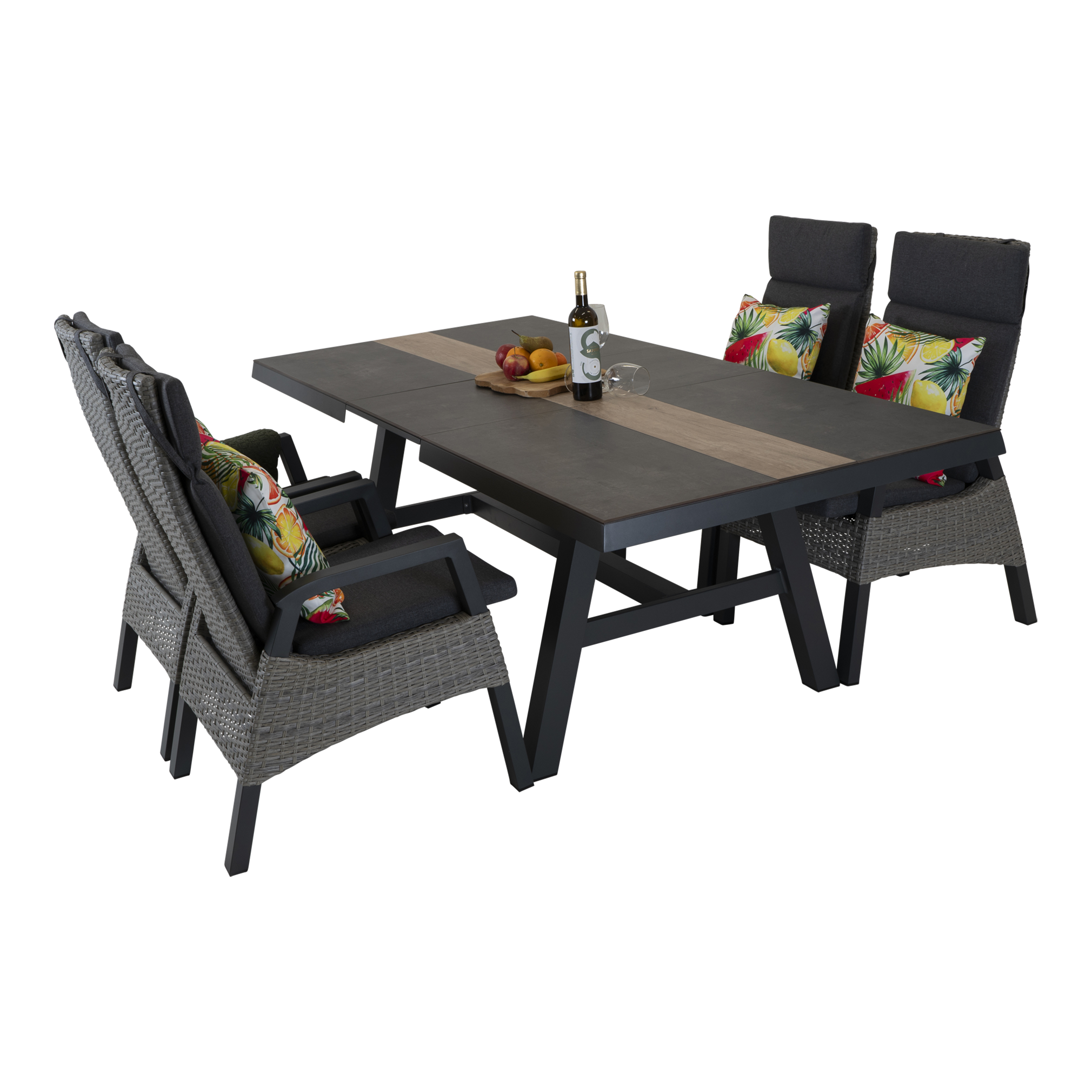 Uittrektafel Brixton 170/220x102cm