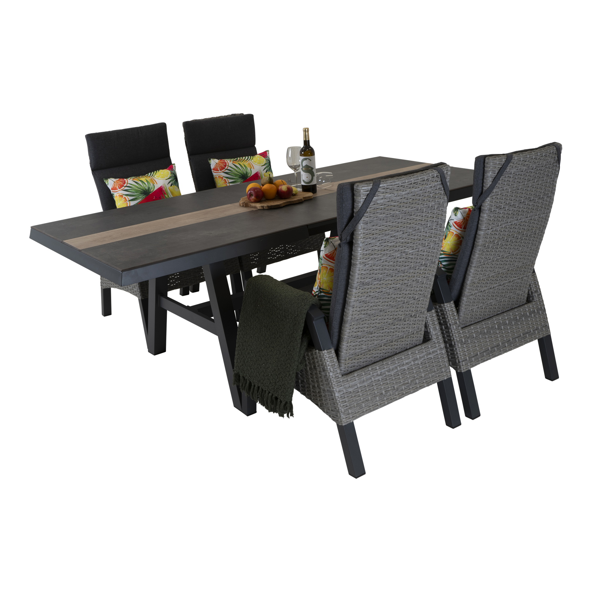 Uittrektafel Brixton 170/220x102cm