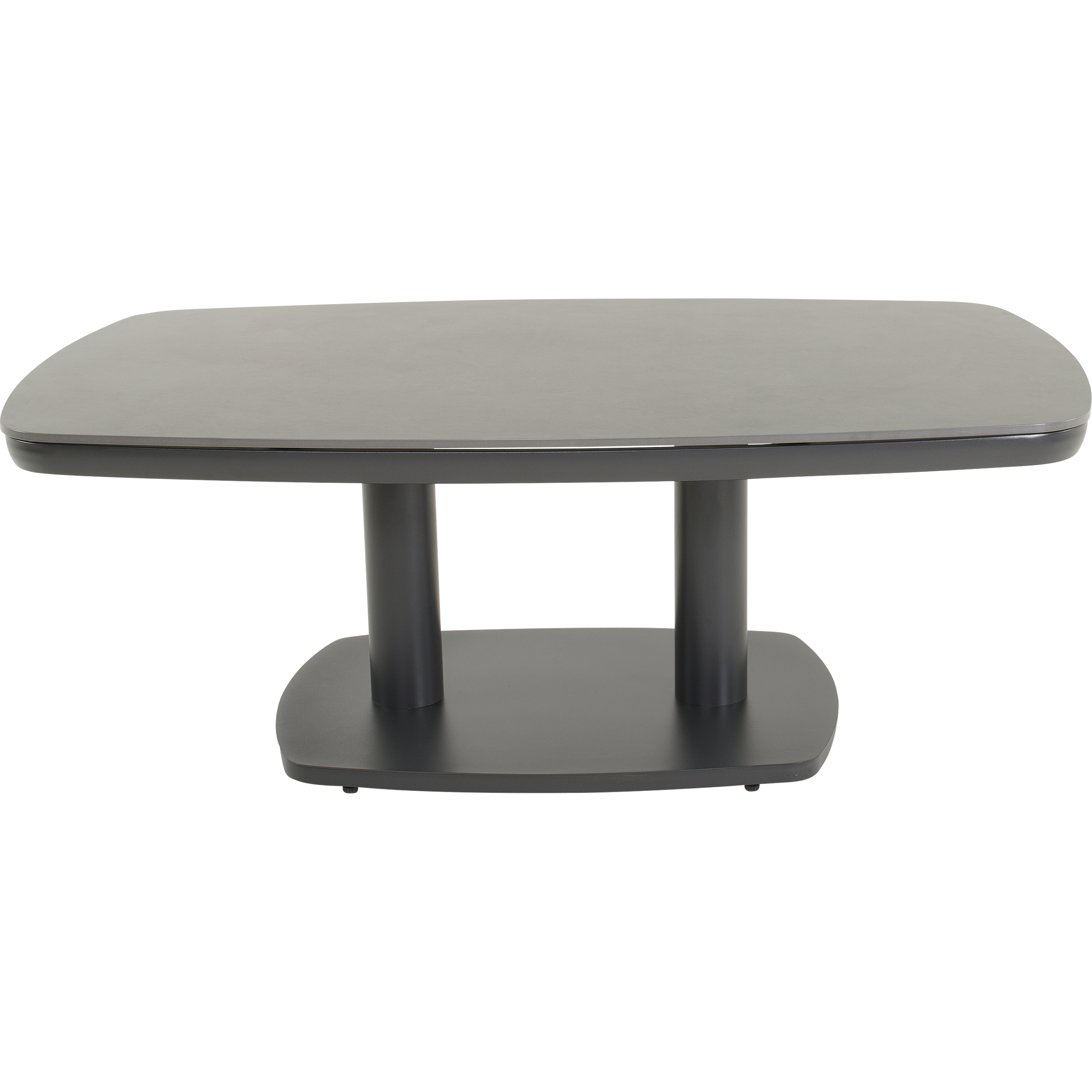 Loungetafel verstelbaar Geneva Deens ovaal 135x83cm