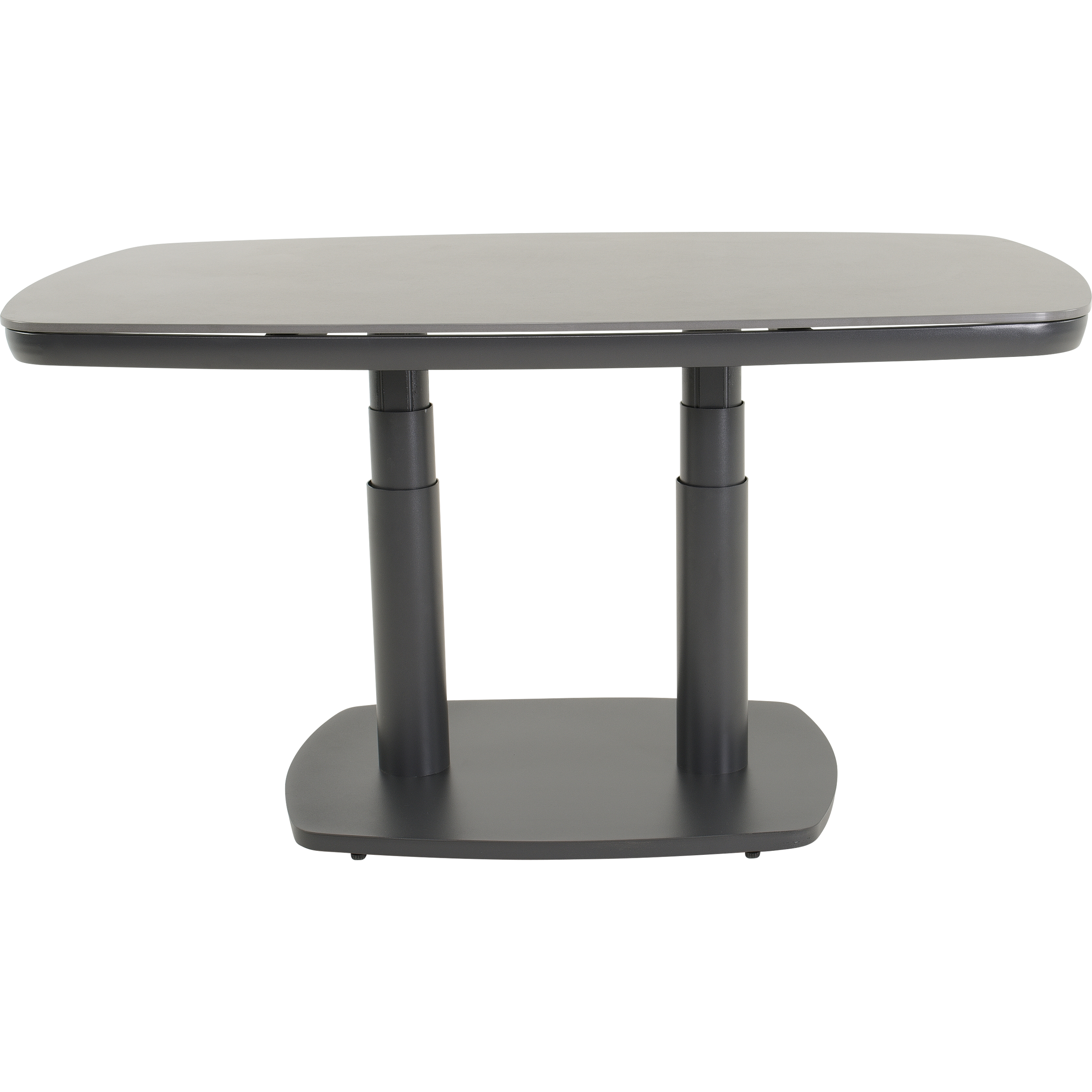 Loungetafel verstelbaar Geneva Deens ovaal 135x83cm