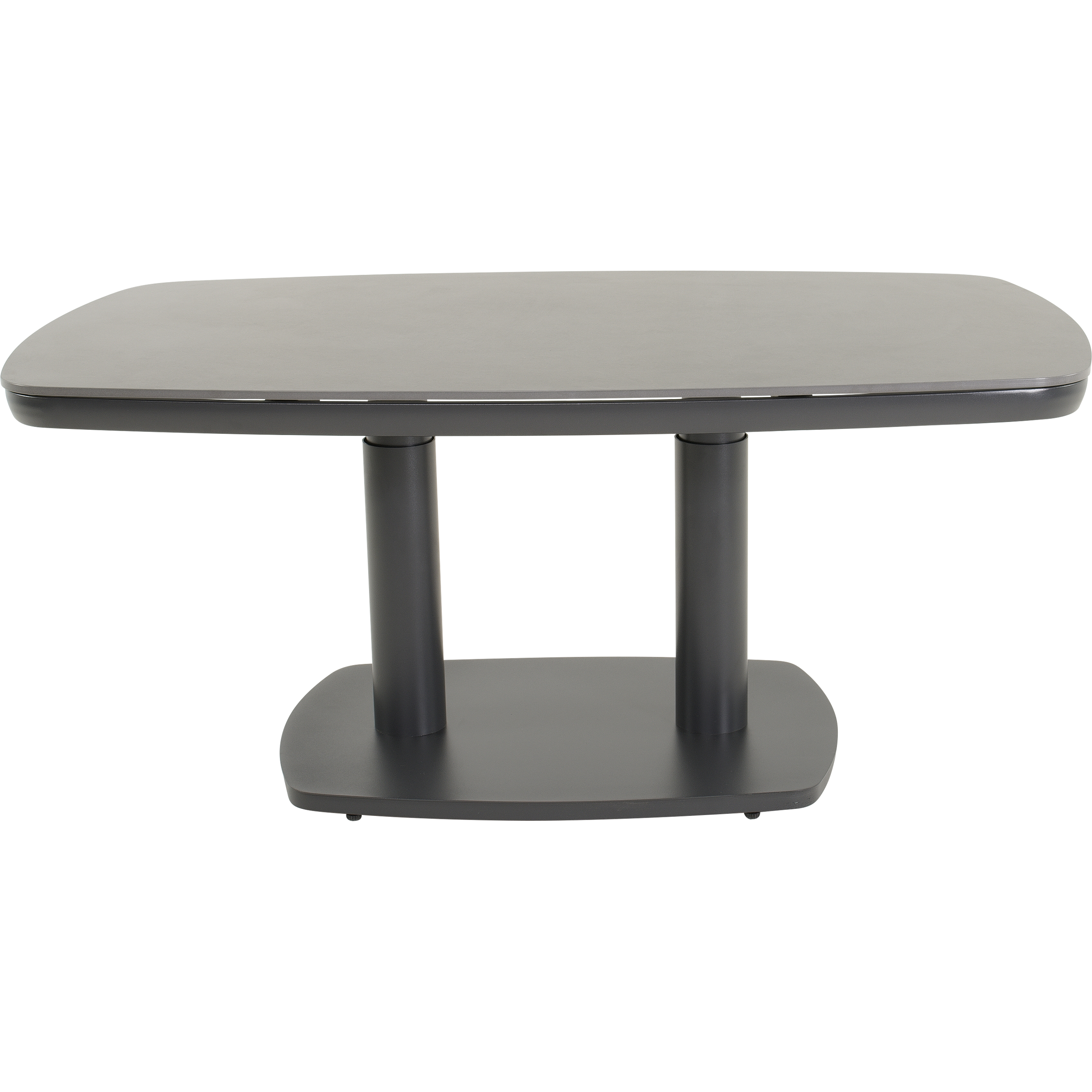 Loungetafel verstelbaar Geneva Deens ovaal 135x83cm