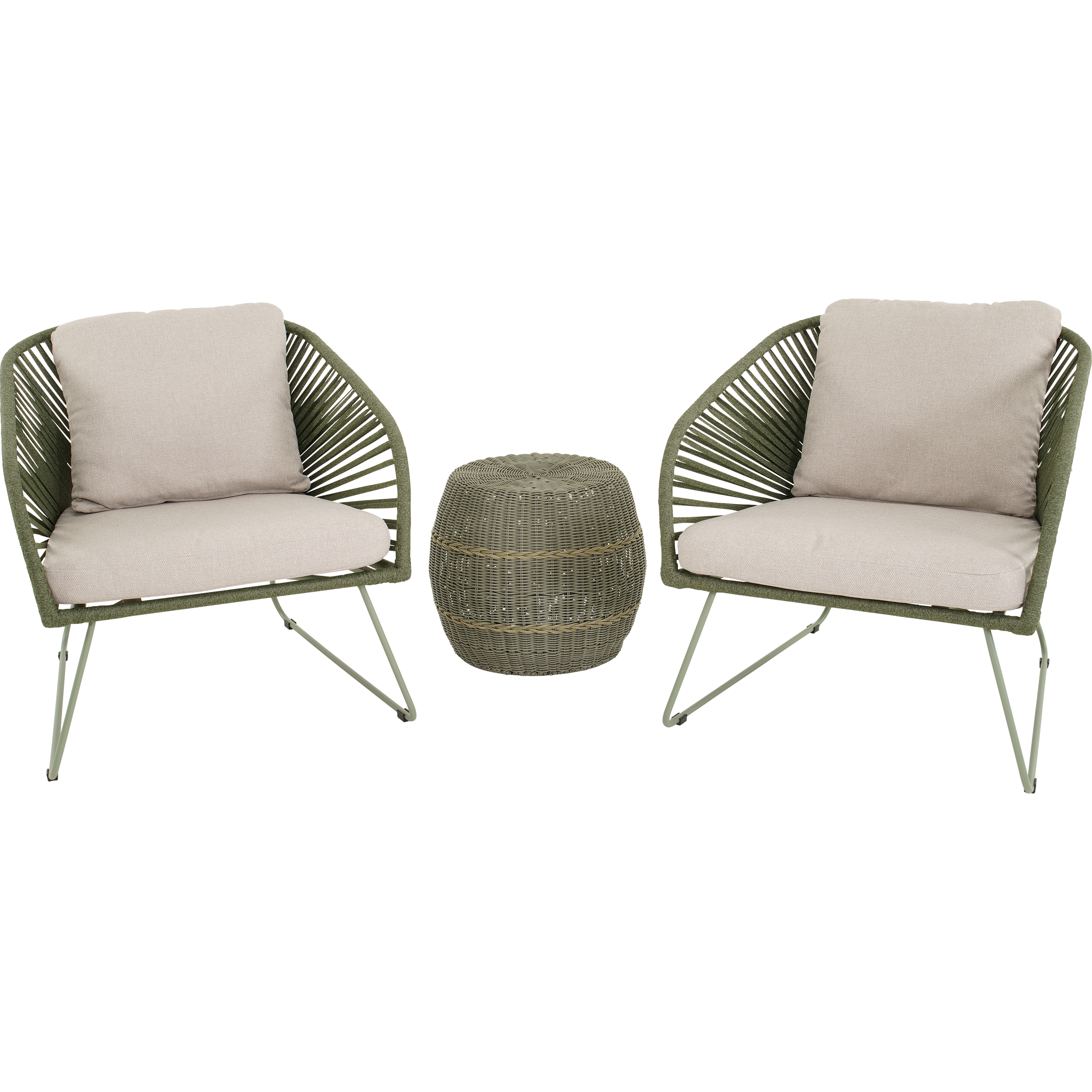 Loungestoel Izumi groen