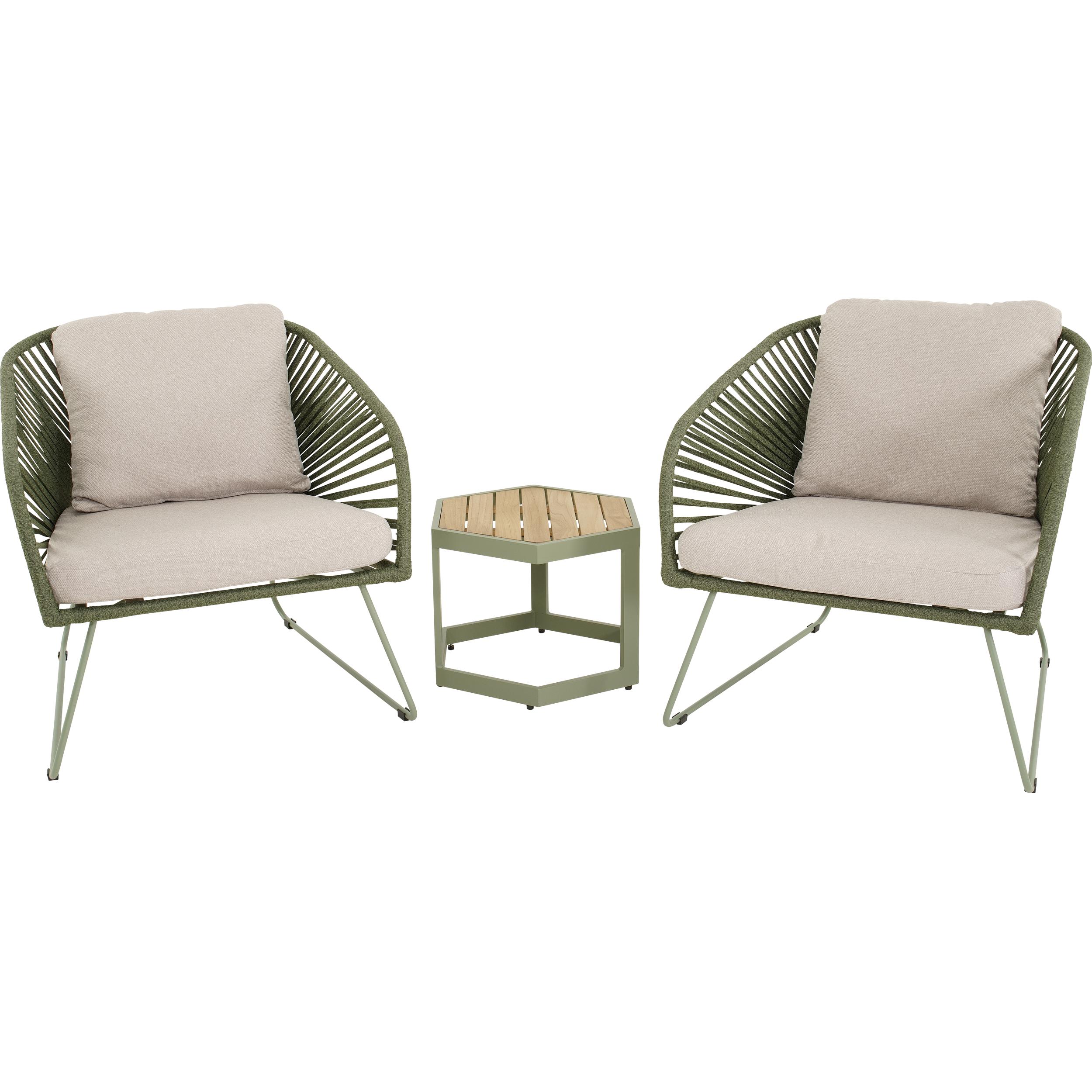 Loungestoel Izumi groen