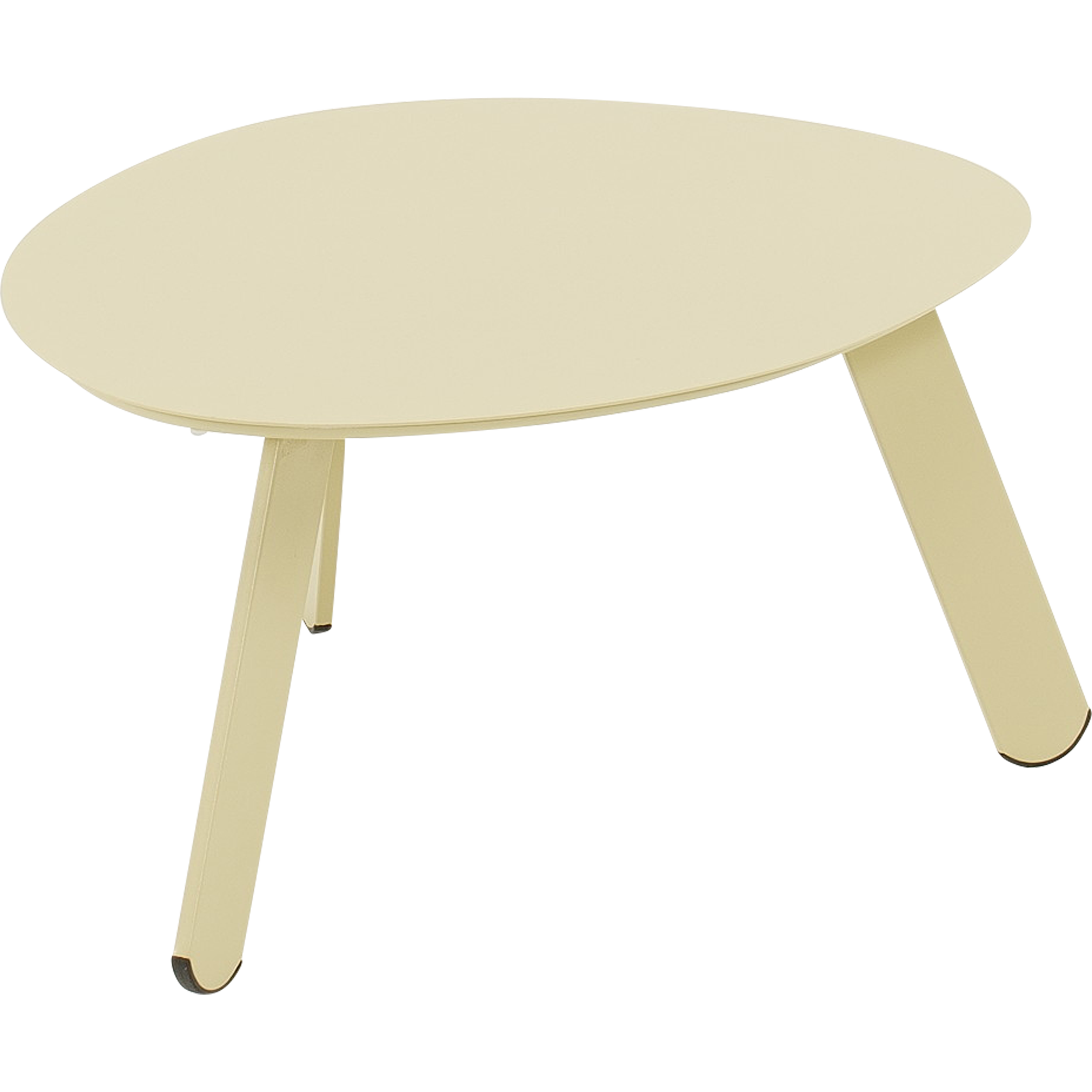 Bijzettafeltje Tiki beige 55x46x28cm