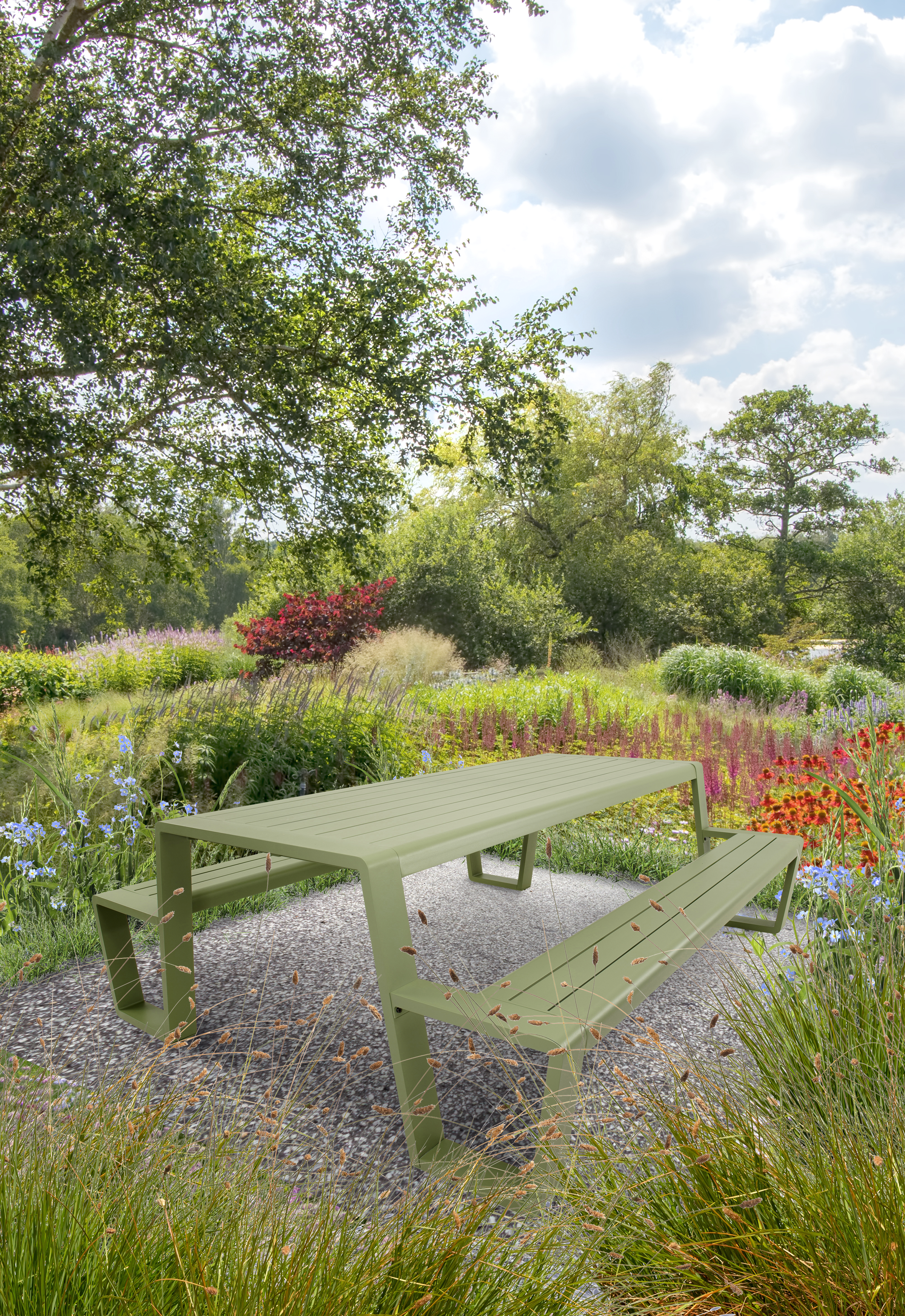 Picknickset Estilo zachtgroen 220cm