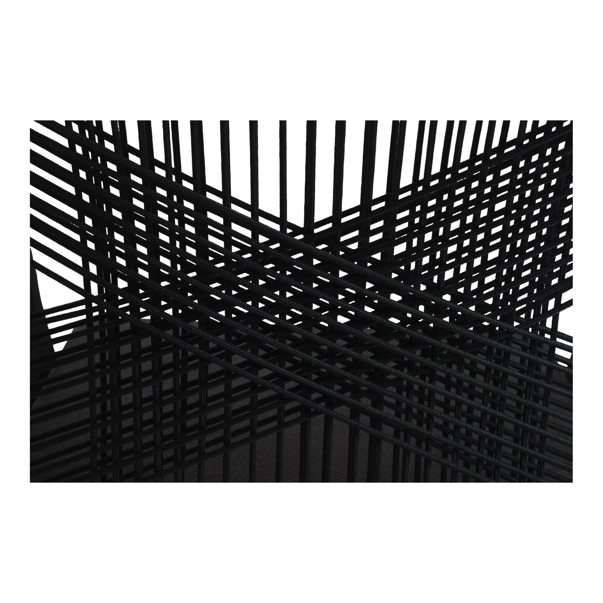 Stapelstoel Akita zwart