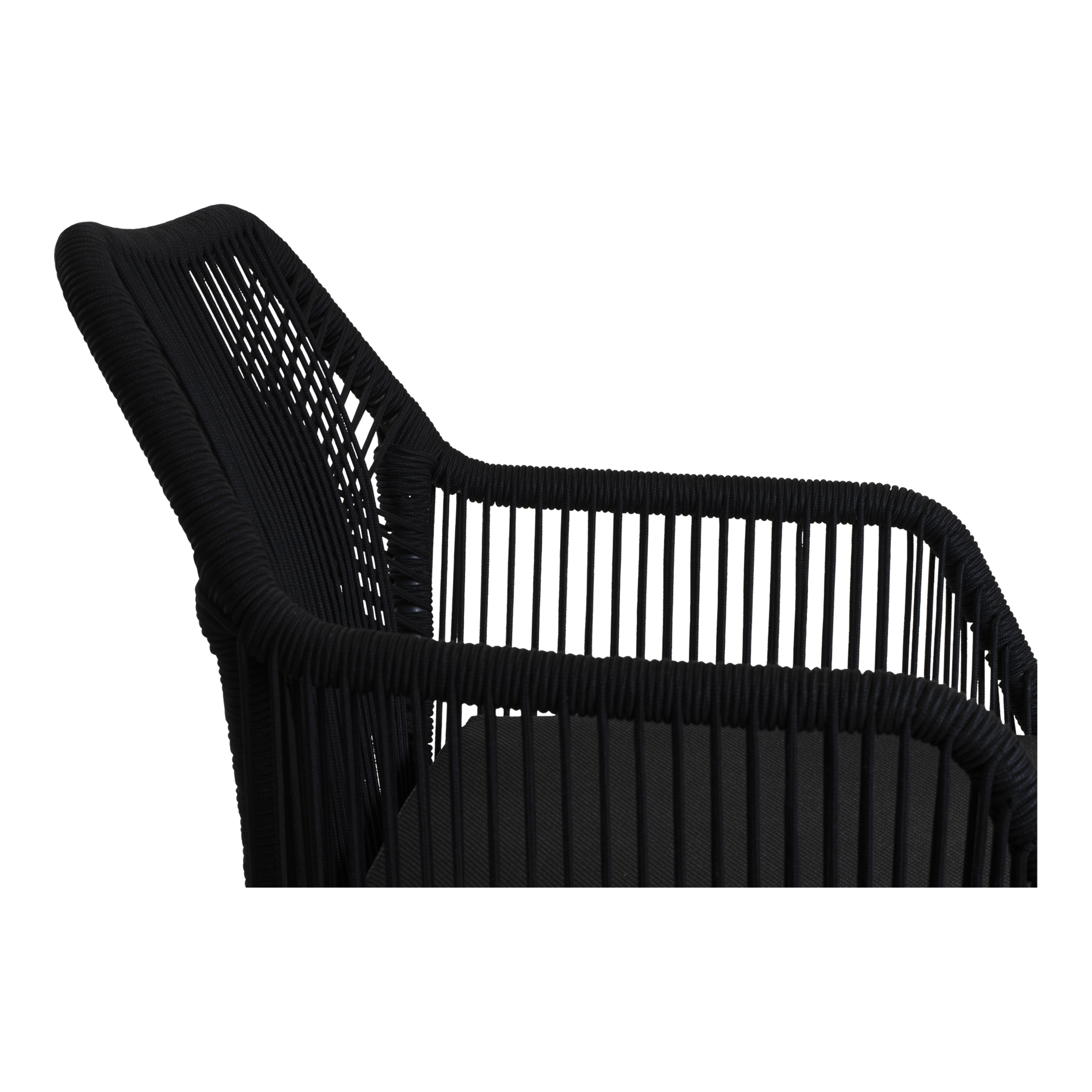 Stapelstoel Akita zwart