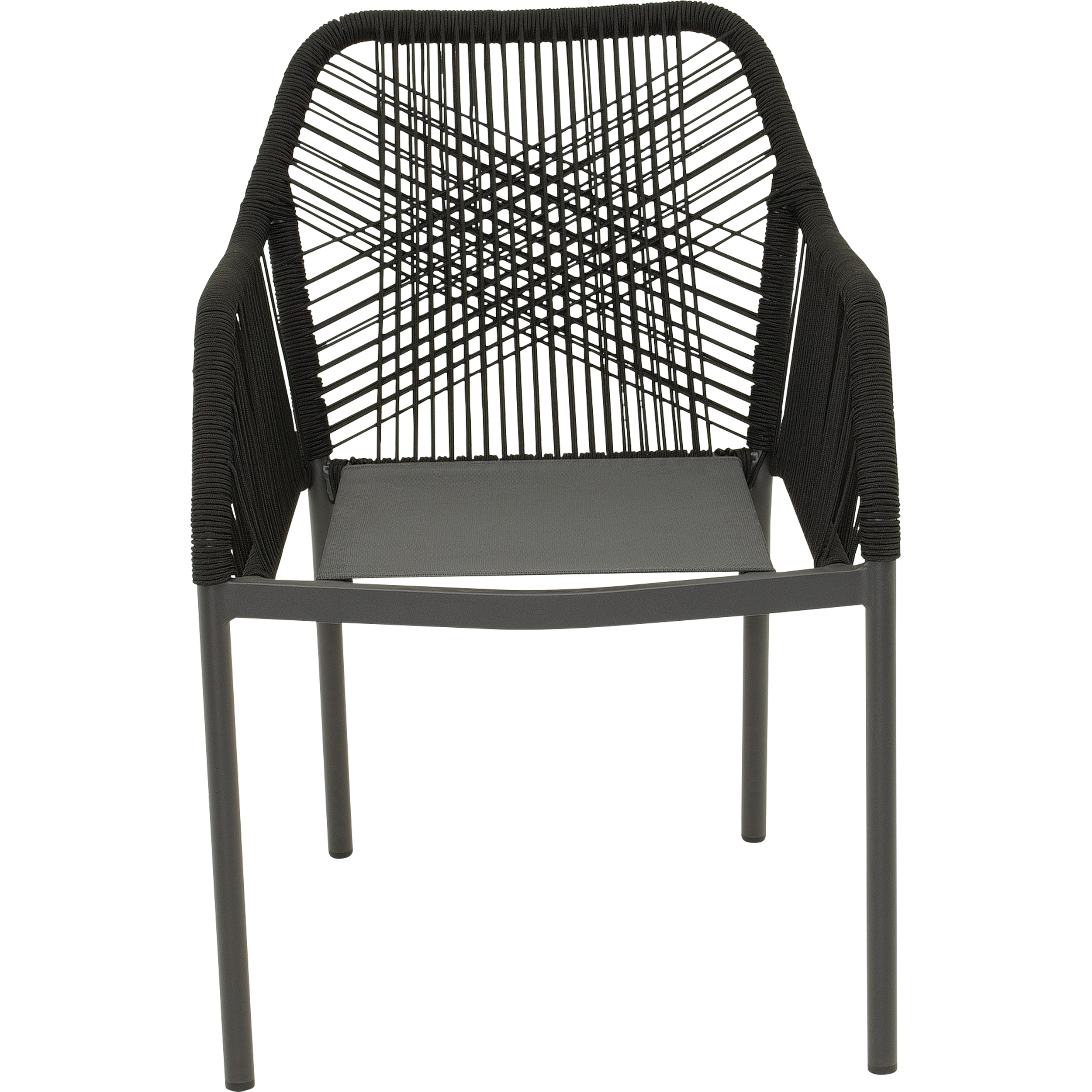 Stapelstoel Akita zwart