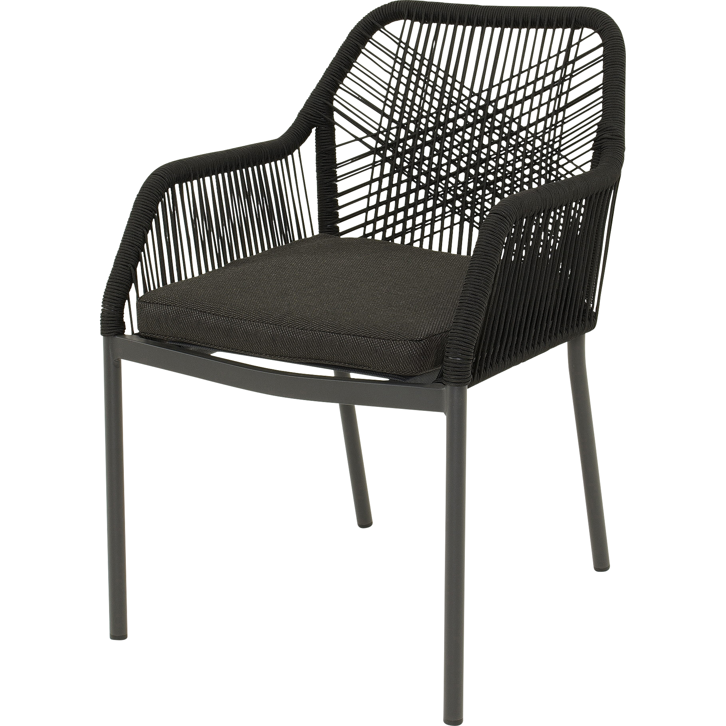 Stapelstoel Akita zwart