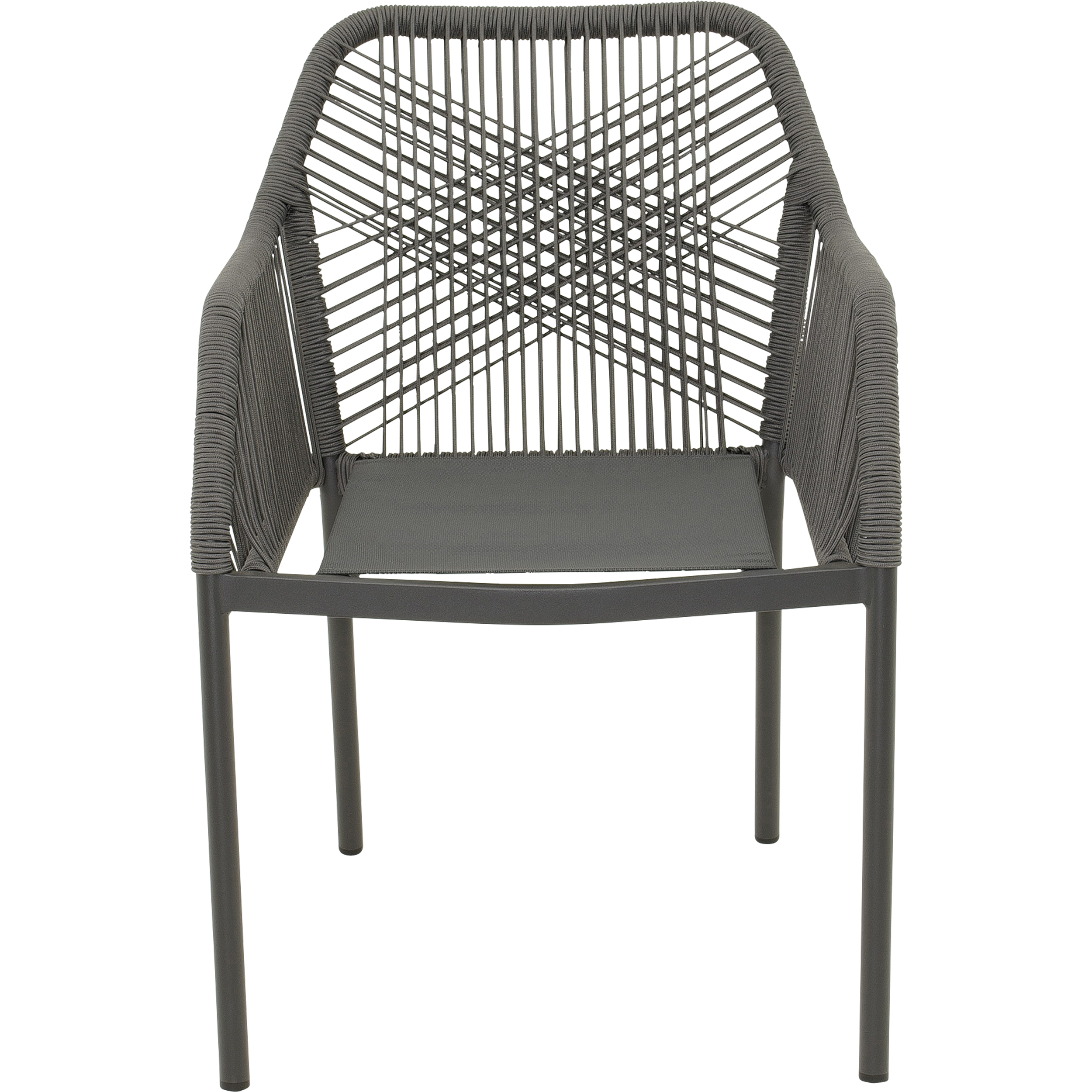 Stapelstoel Akita grijs