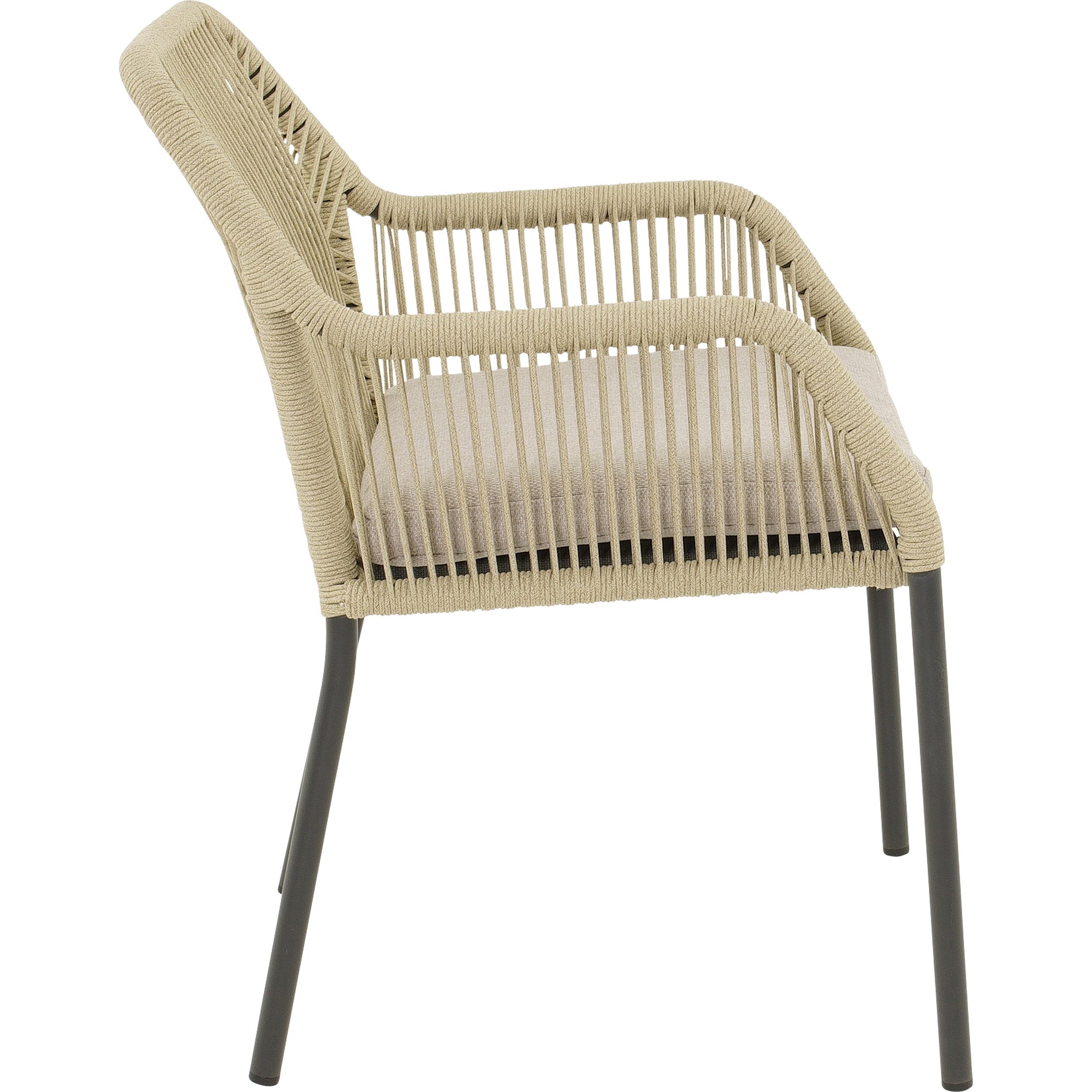 Stapelstoel Akita beige